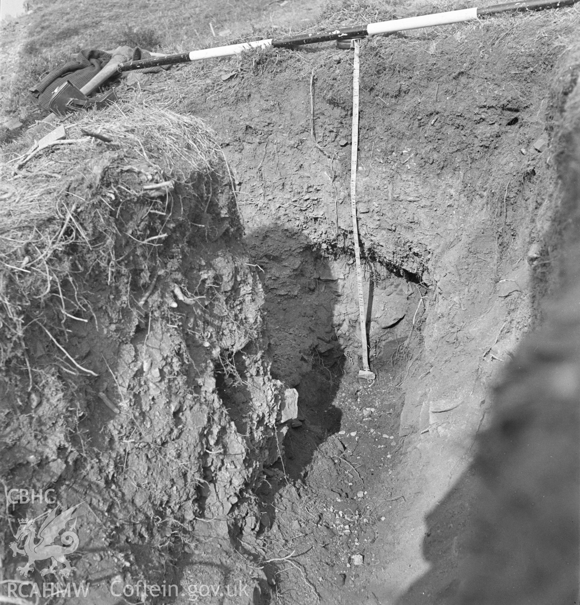 View of excavation detail