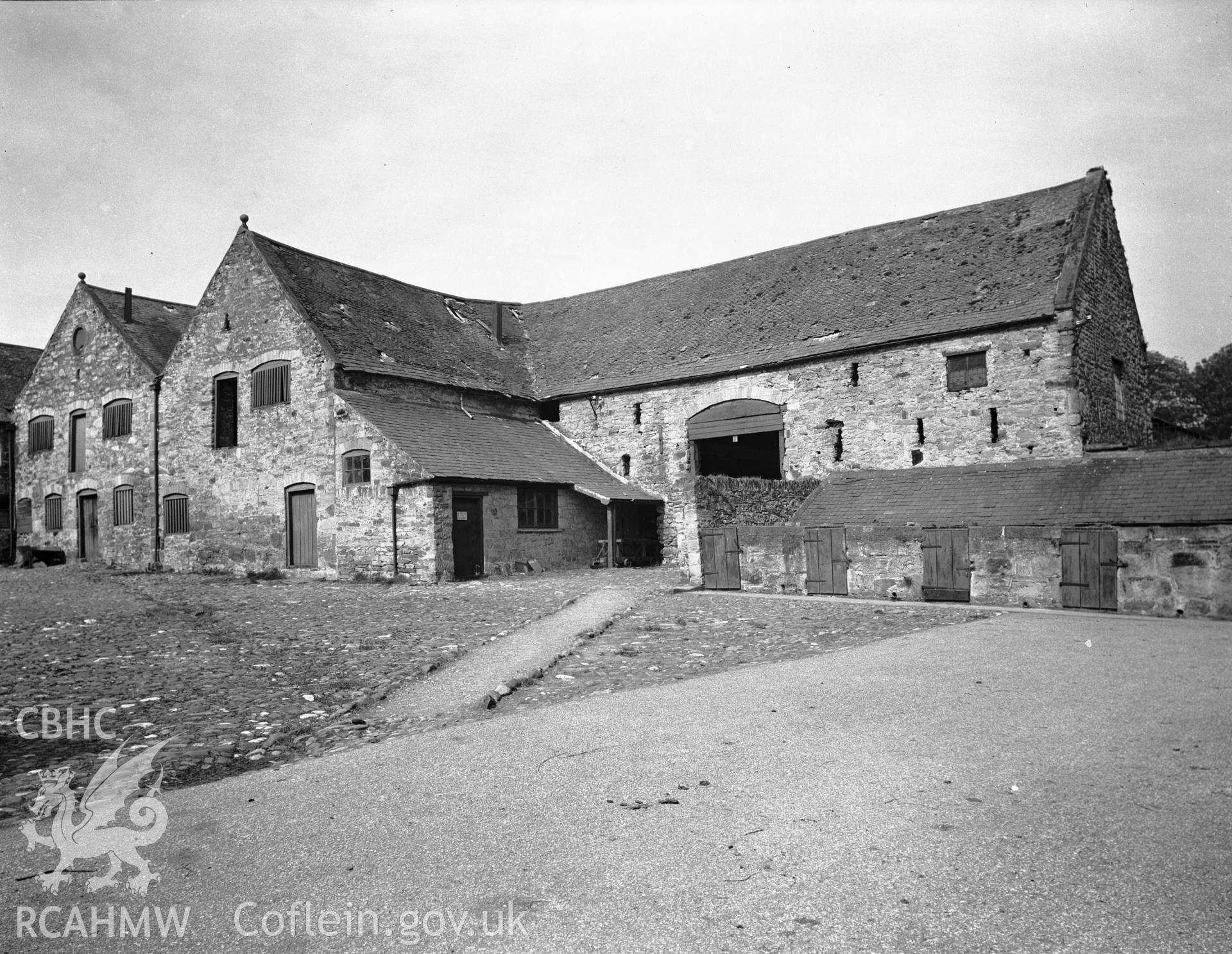 North range of farm buildings, taken in May 1942.