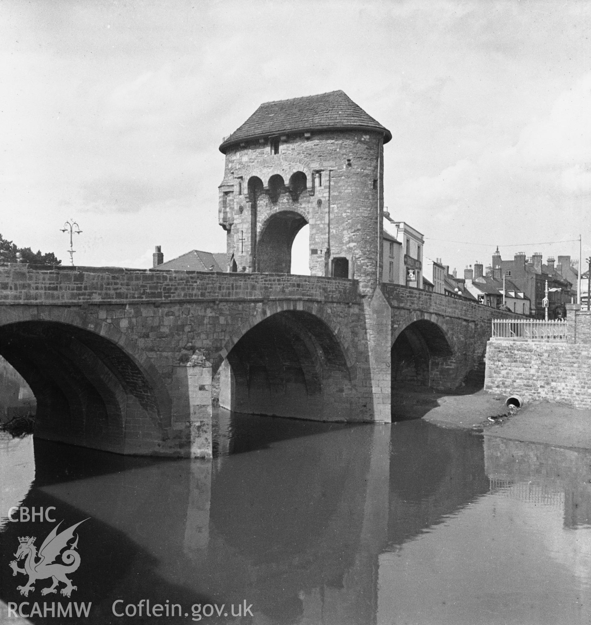 D.O.E photograph of Monmouth, Monnow Bridge.