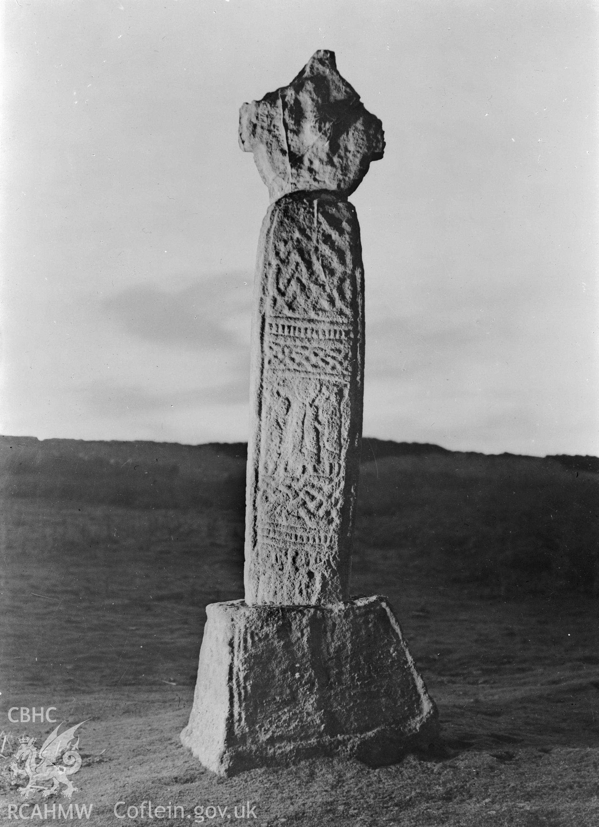D.O.E photograph of Penmon Cross.