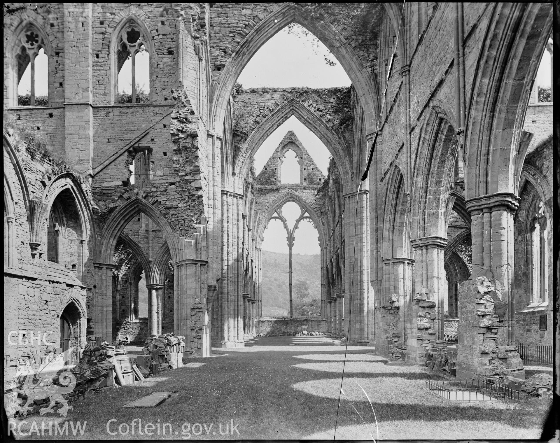 Tintern Abbey interior looking E. No accession number
