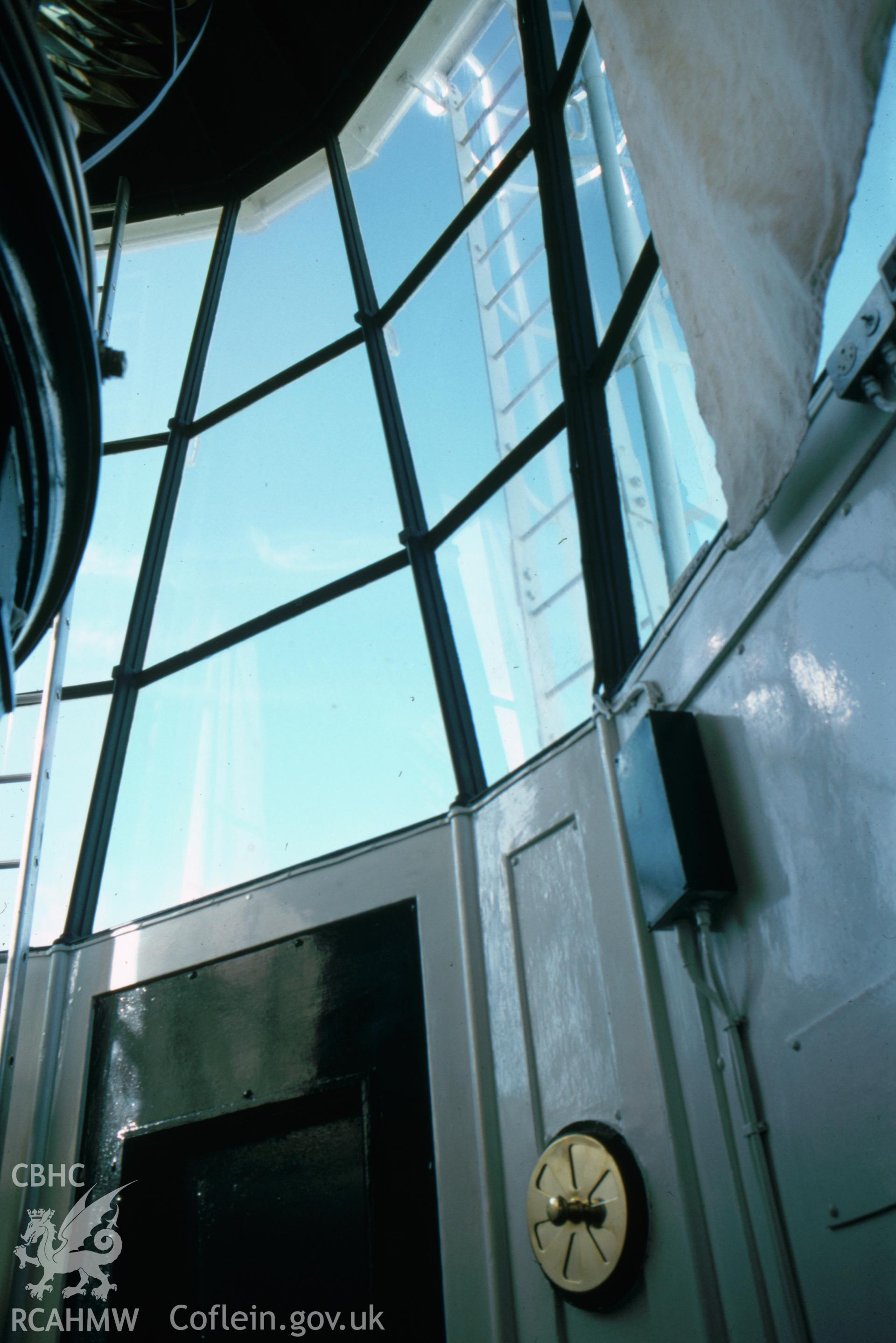 Colour slide showing interior detail of Bardsey Lighthouse.