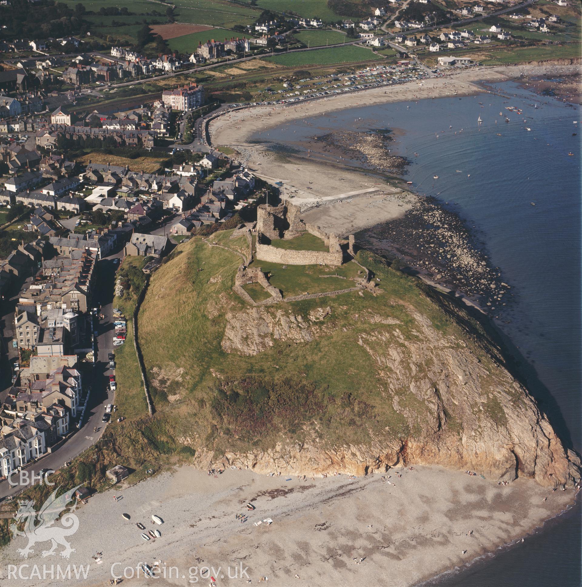 D.O.E photograph of Criccieth Castle. Aerials ? Aerofilms.