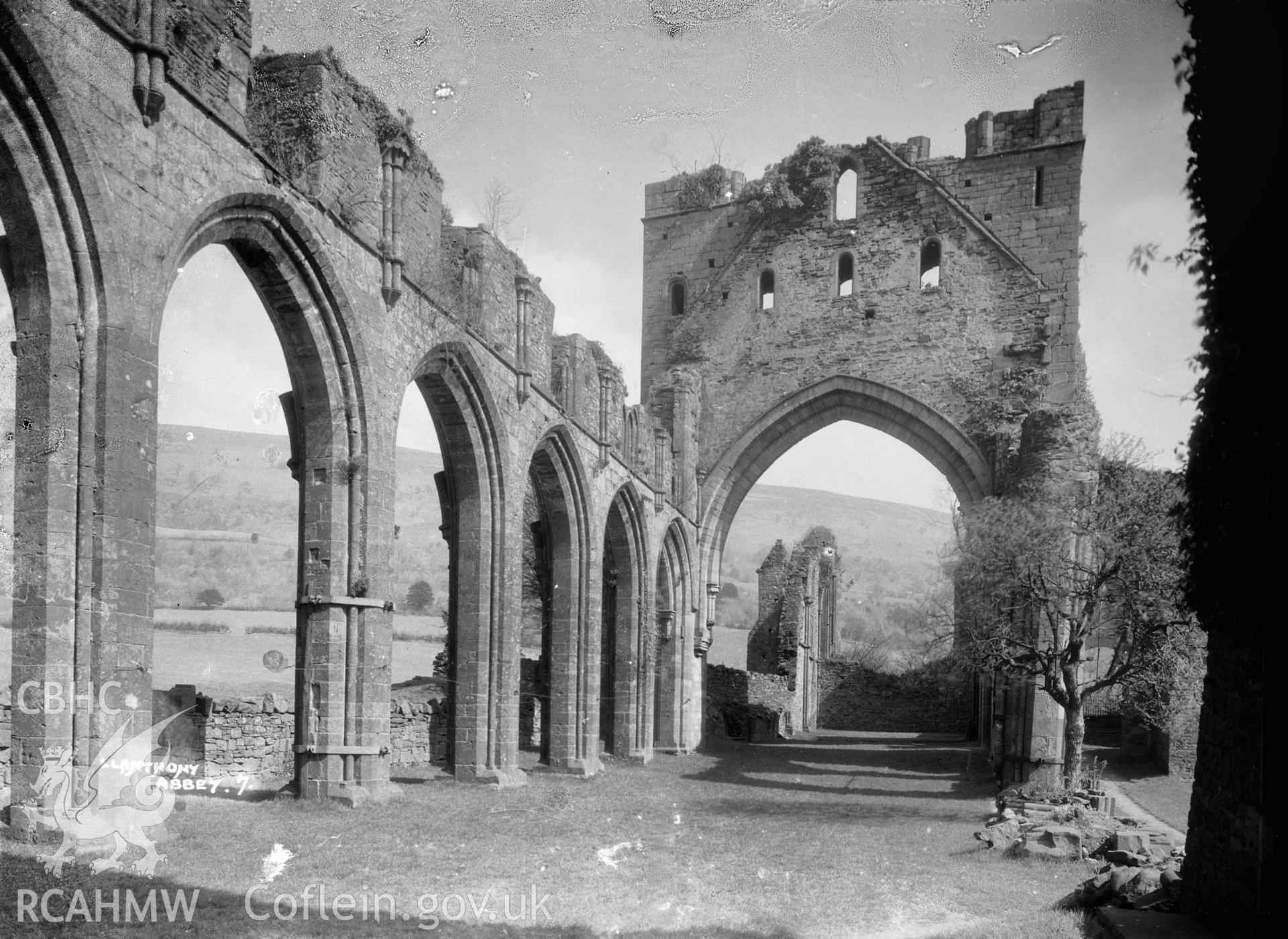 View of Llanthony Priory.
