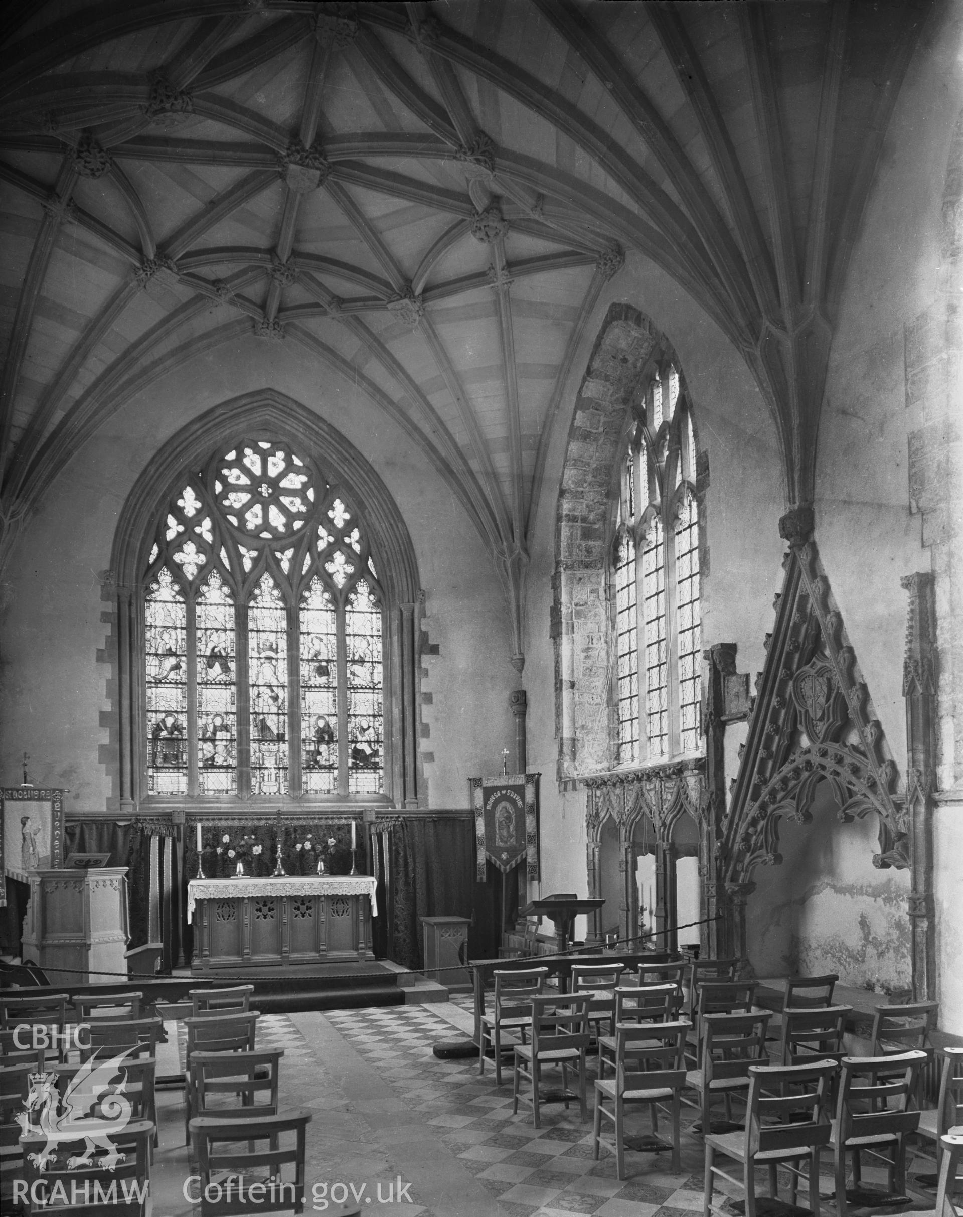 Interior view showing Lady Chapel looking east.