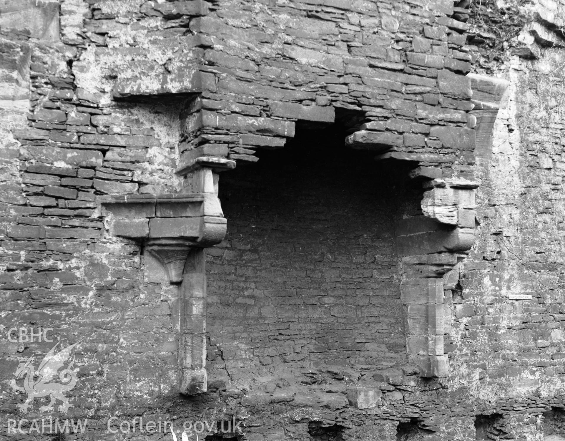 Exterior view of Conwy Castle, taken in 11.01.1952