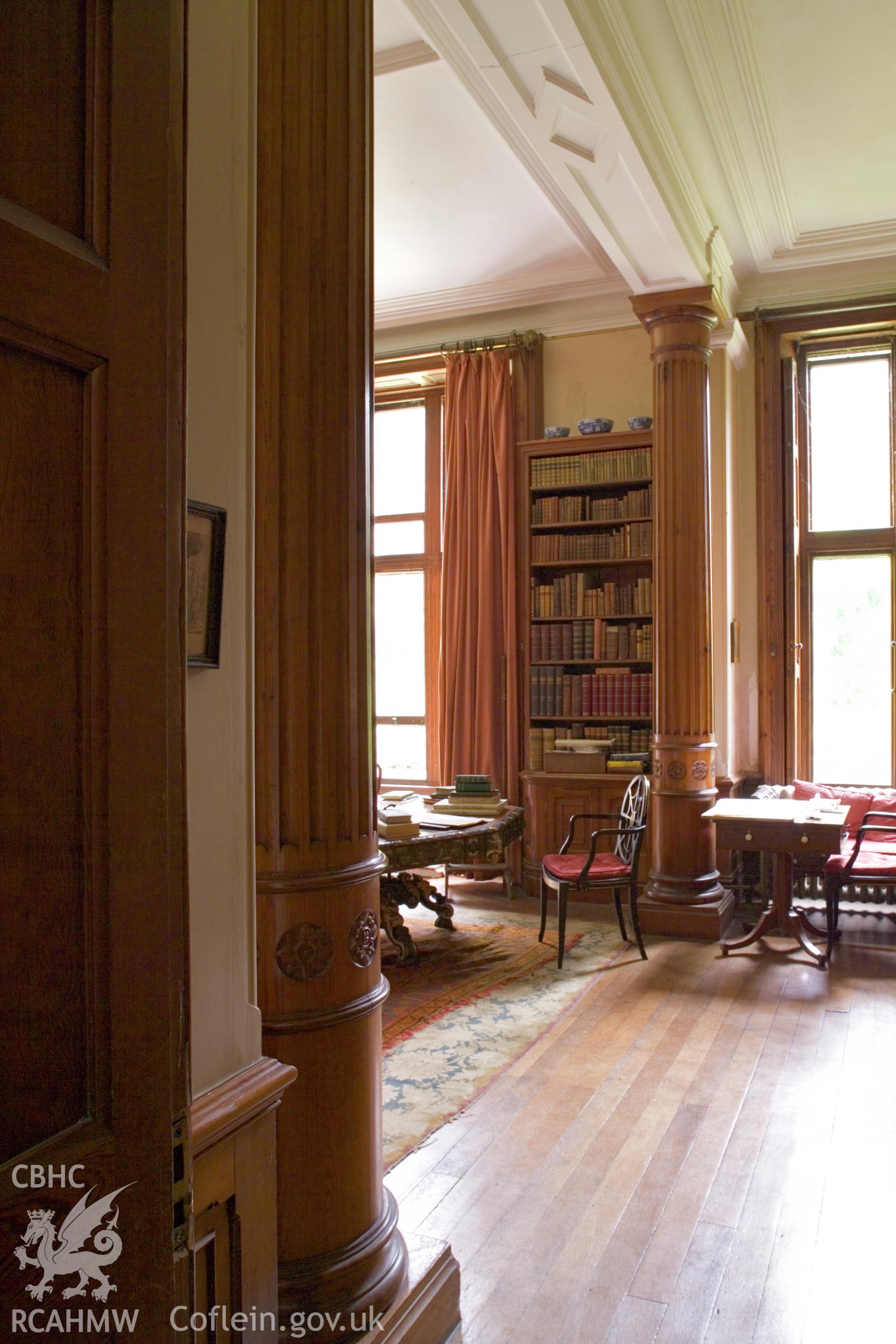 Library from doorway.