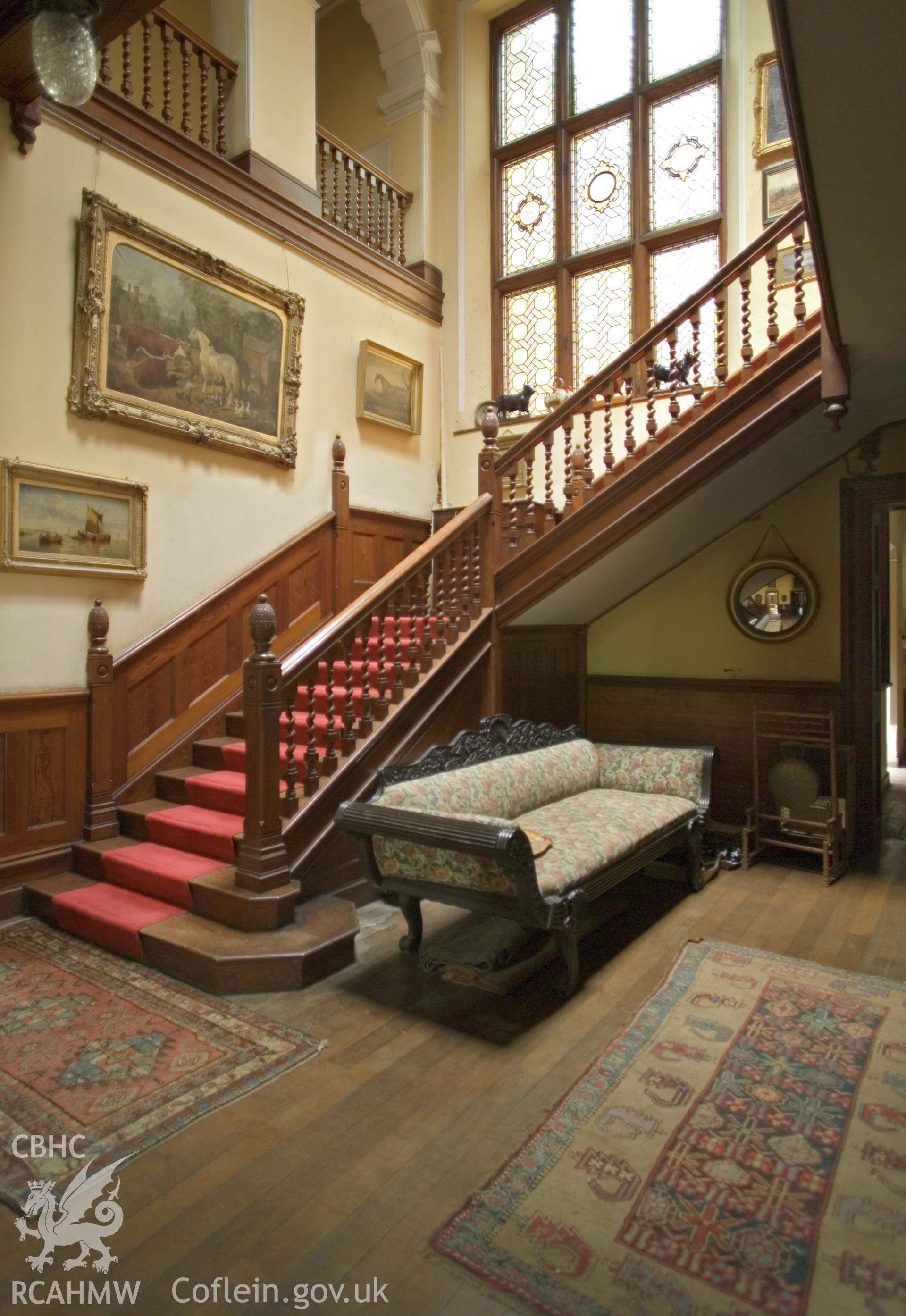 Principal staircase, from ground floor.