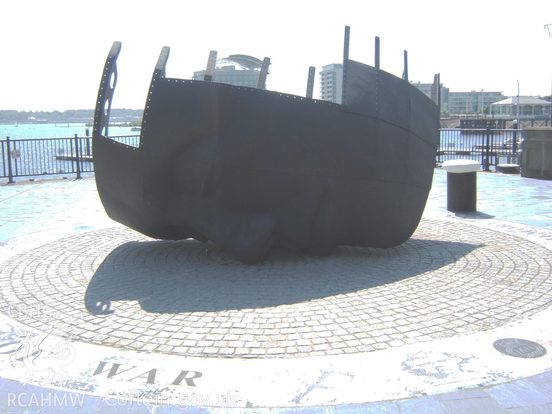 Cardiff Merchant Seaman's Memorial on SW front of Assembly foreshore.
