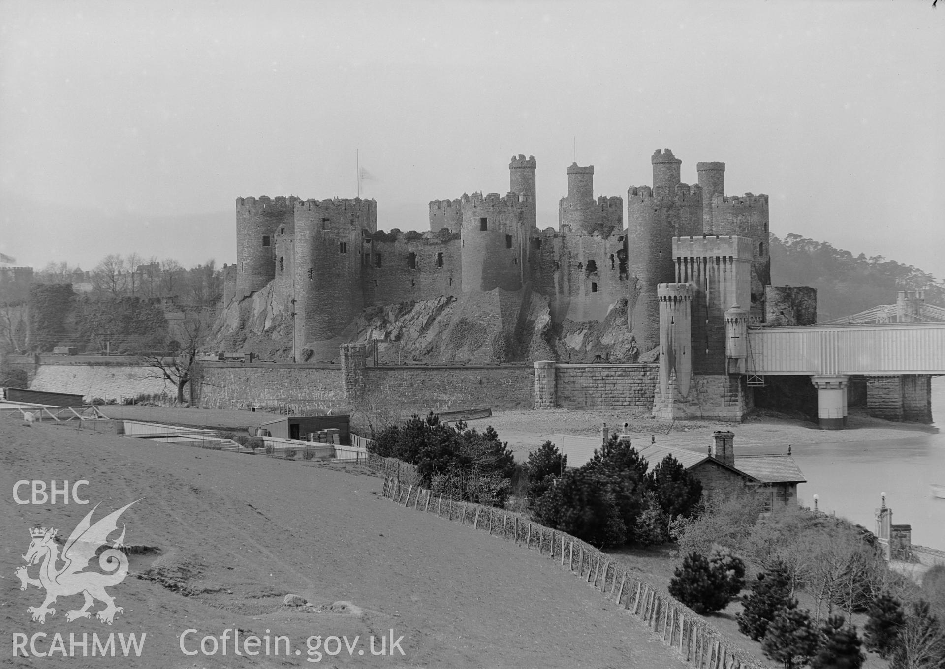 View of Conwy Castle from the southeast.