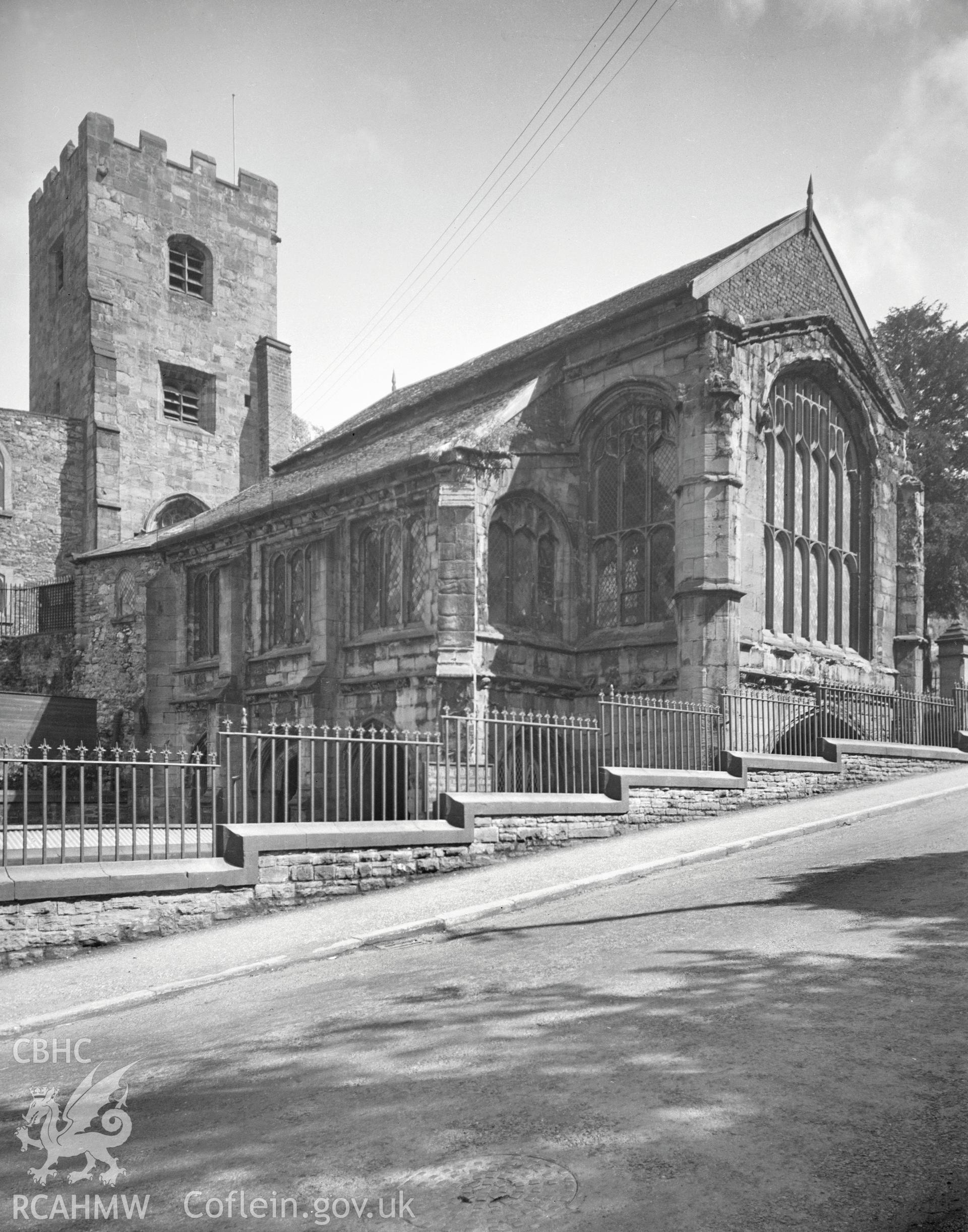 Exterior view of St Winifred's Chapel, Holywell  taken 13.05.1942.