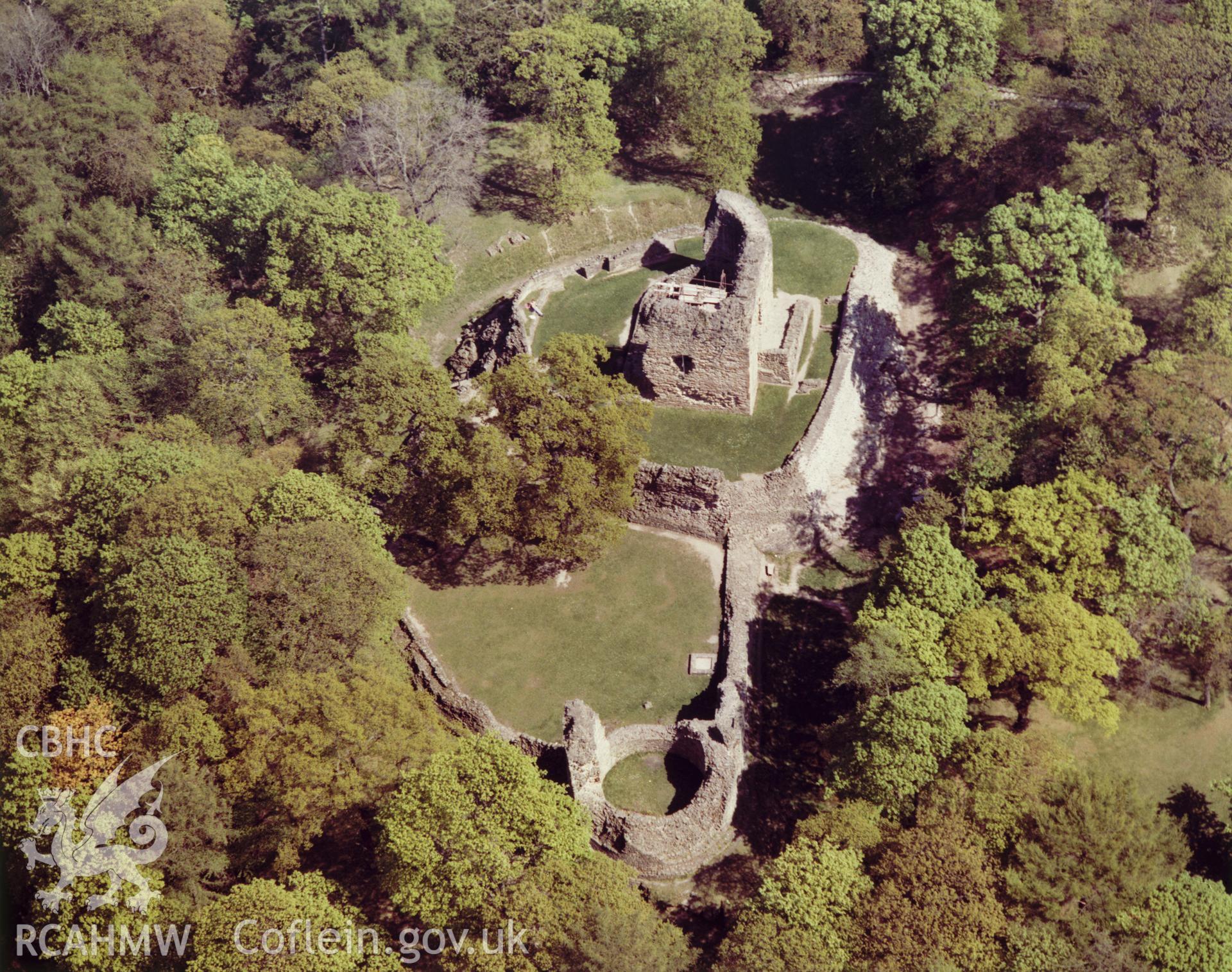 D.O.E photograph of Ewloe Castle. Aerial ? Airviews.
