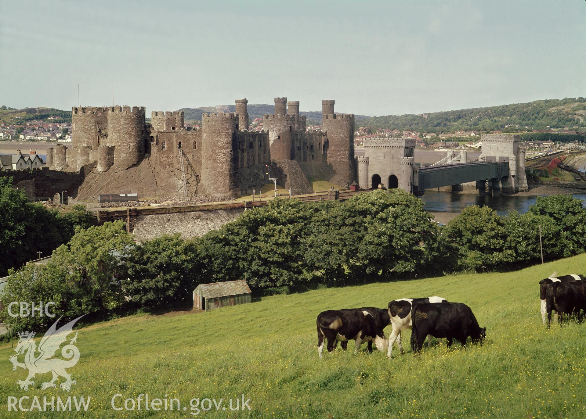 D.O.E photograph of Conwy Castle. .
