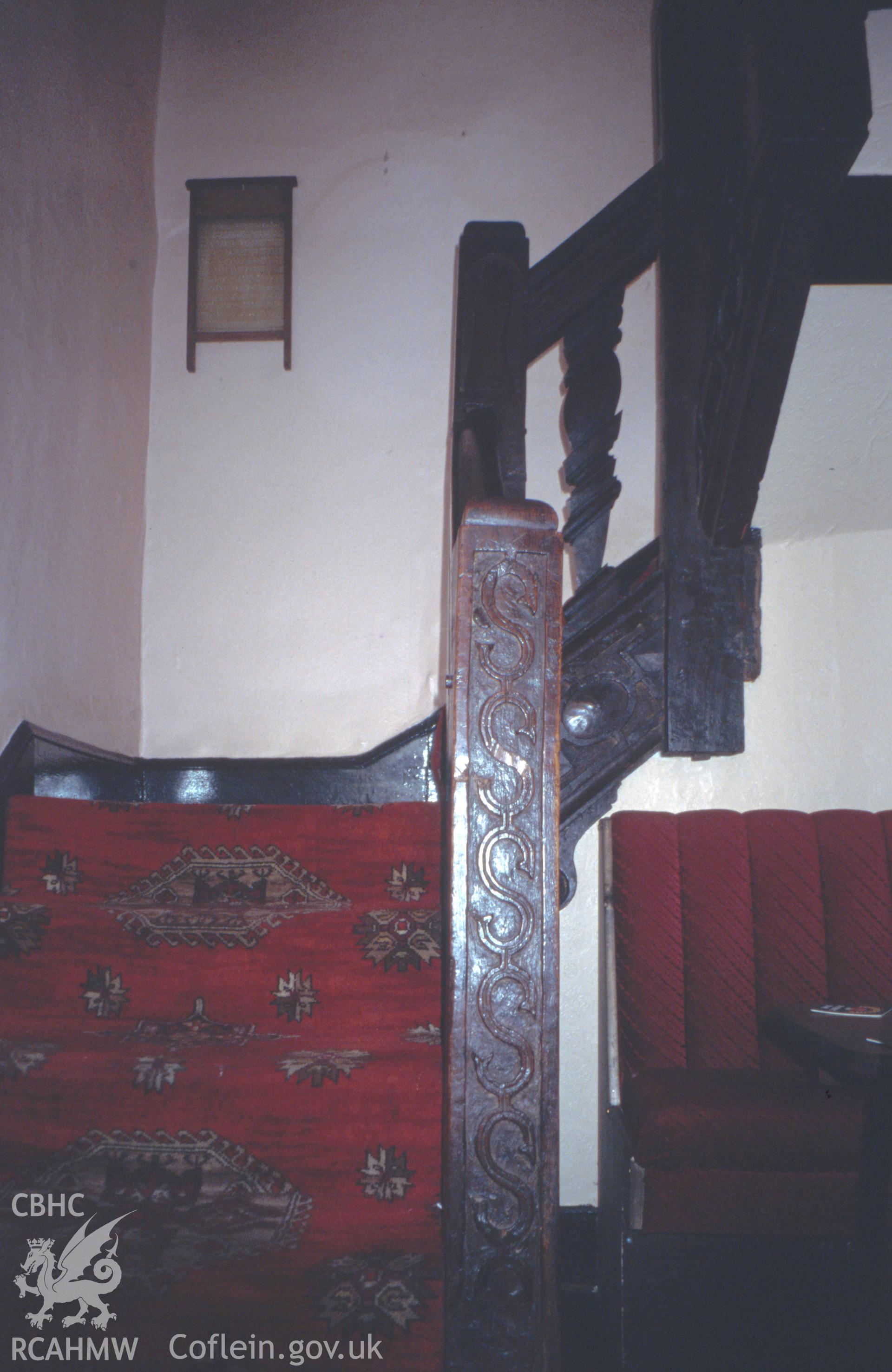 Interior view showing early seventeenth-century stair.
