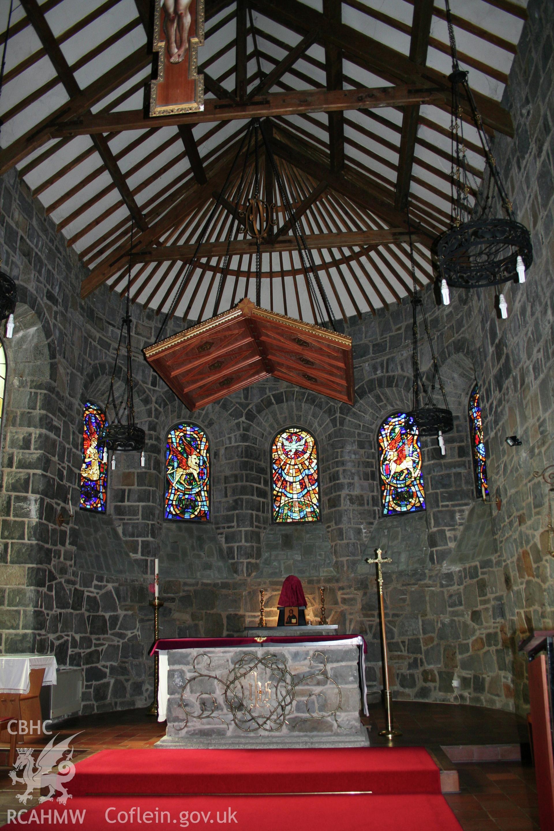 Our Lady of Sorrows RC Church interio, detail of apse looking east.