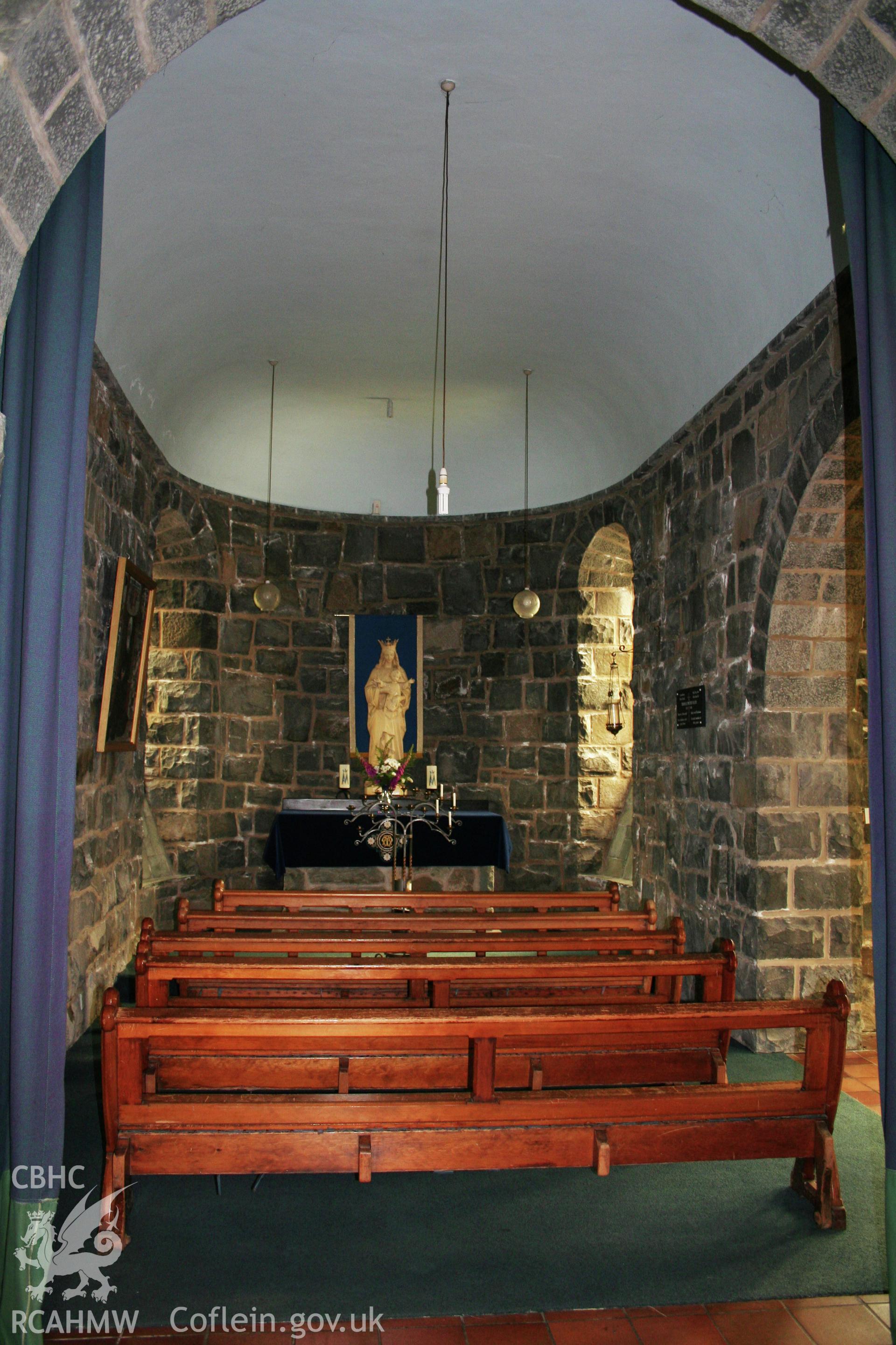 Our Lady of Sorrows RC Church interior, side chapel.
