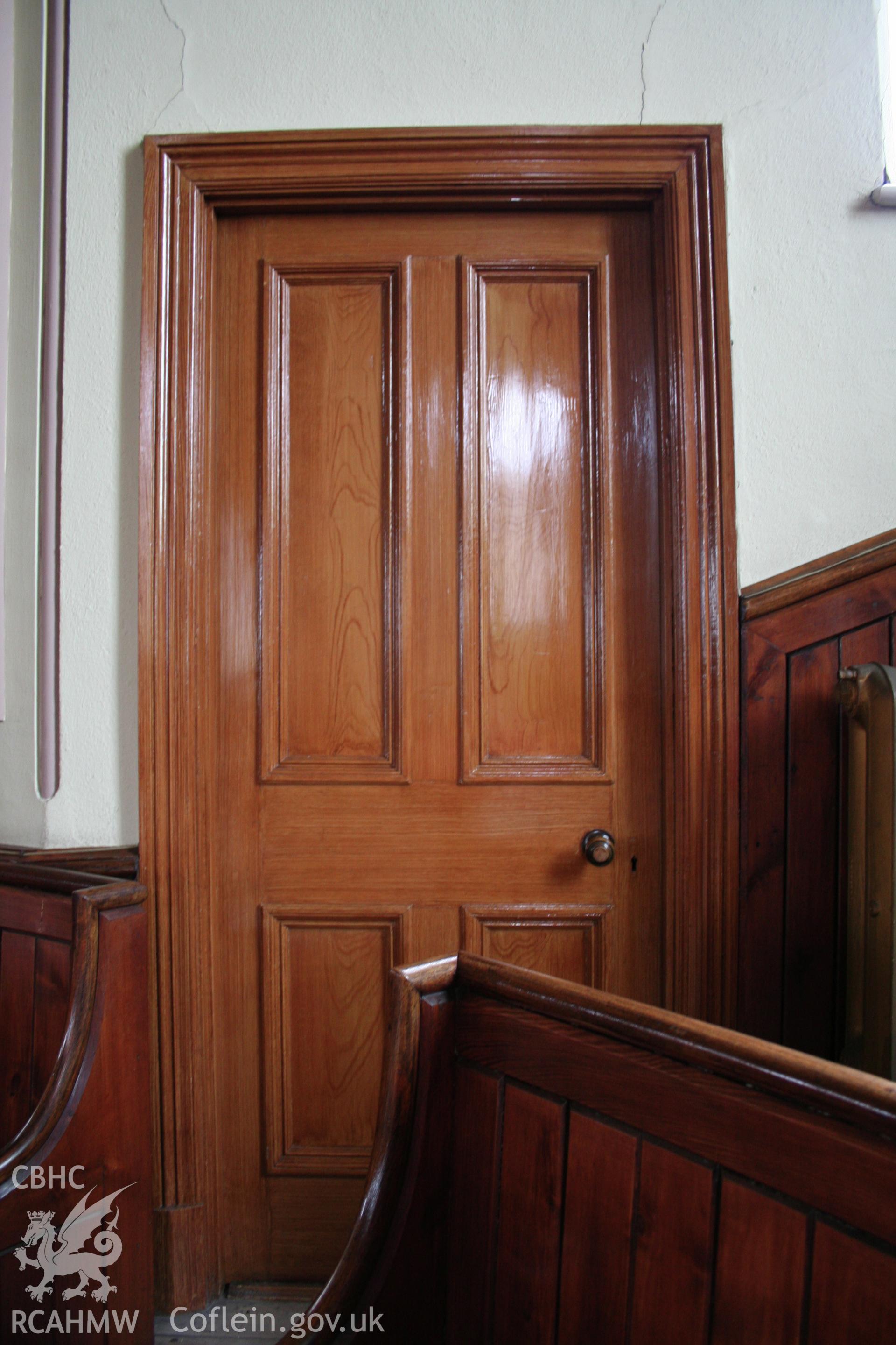 Moriah Chapel detail of door.