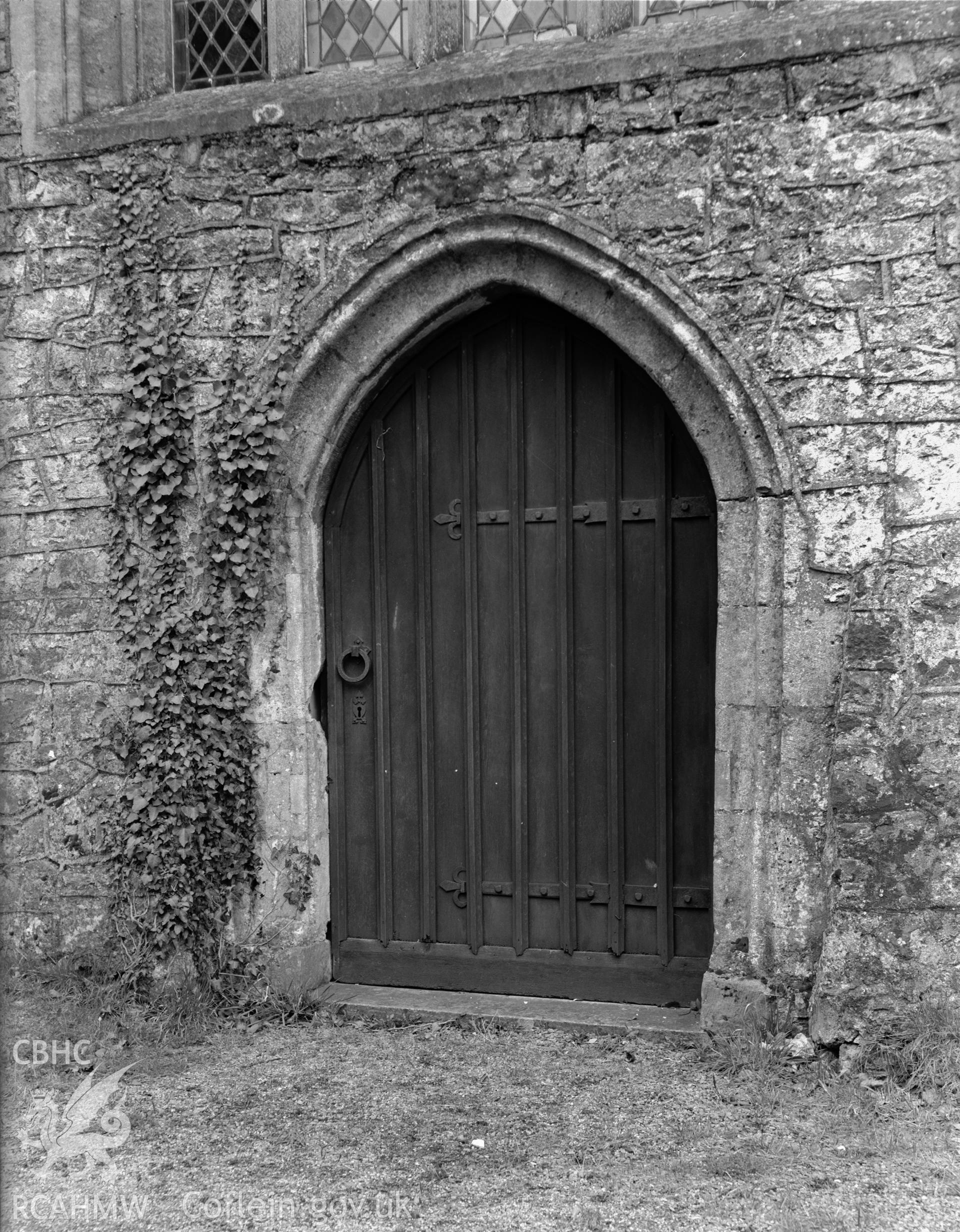 West doorway of the nave.