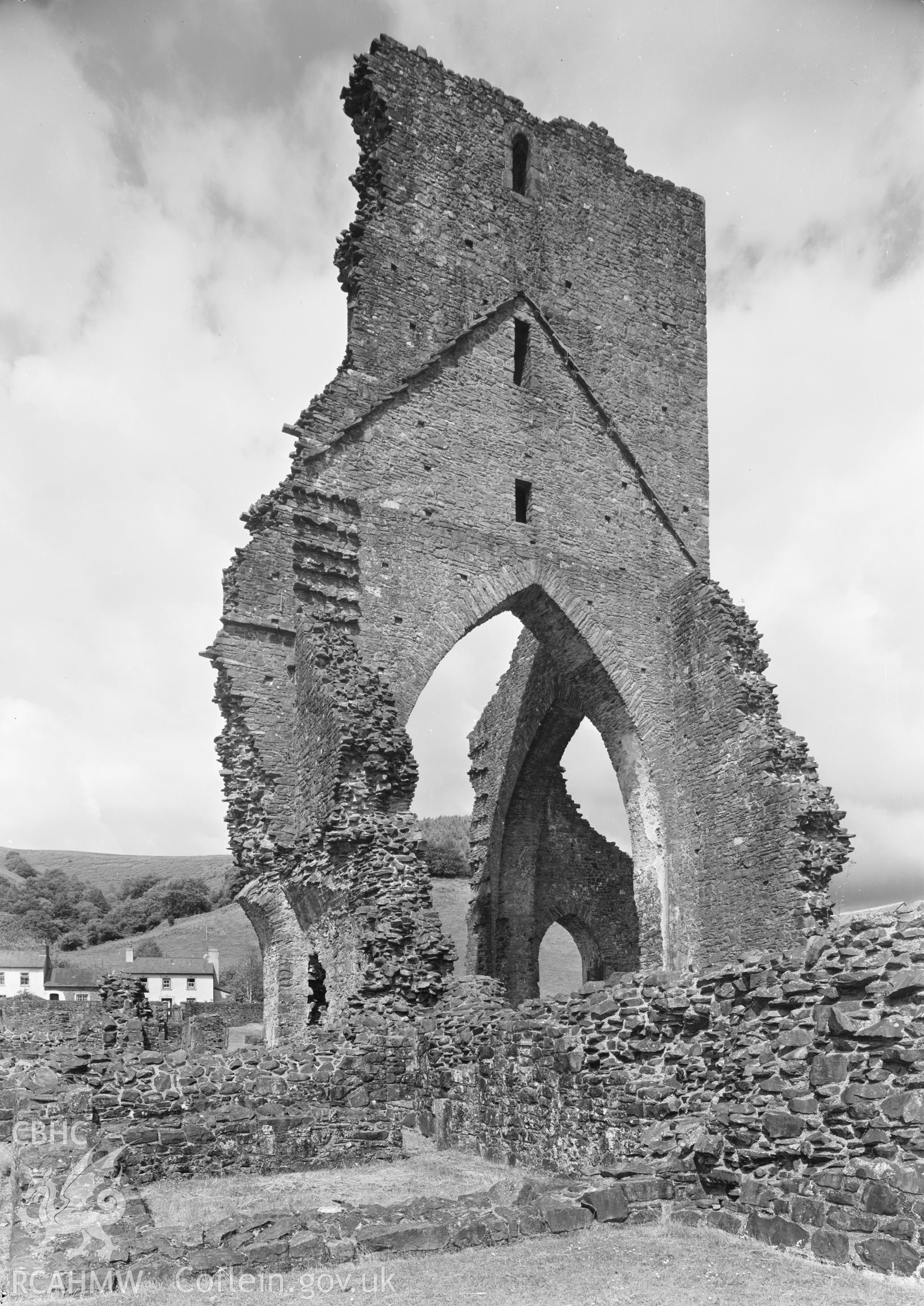 D.O.E photograph of Talley Abbey.
