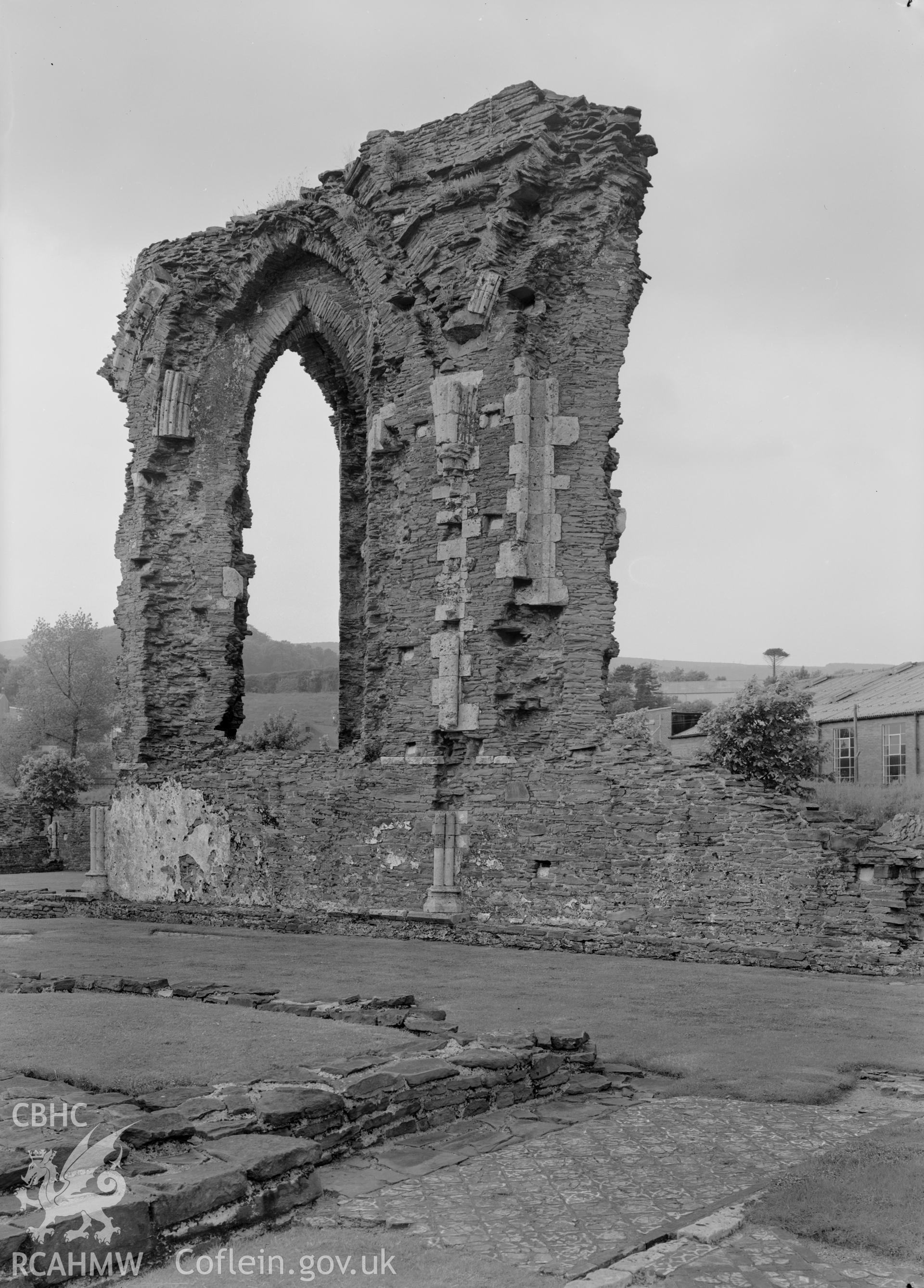 D.O.E photograph of Neath Abbey.