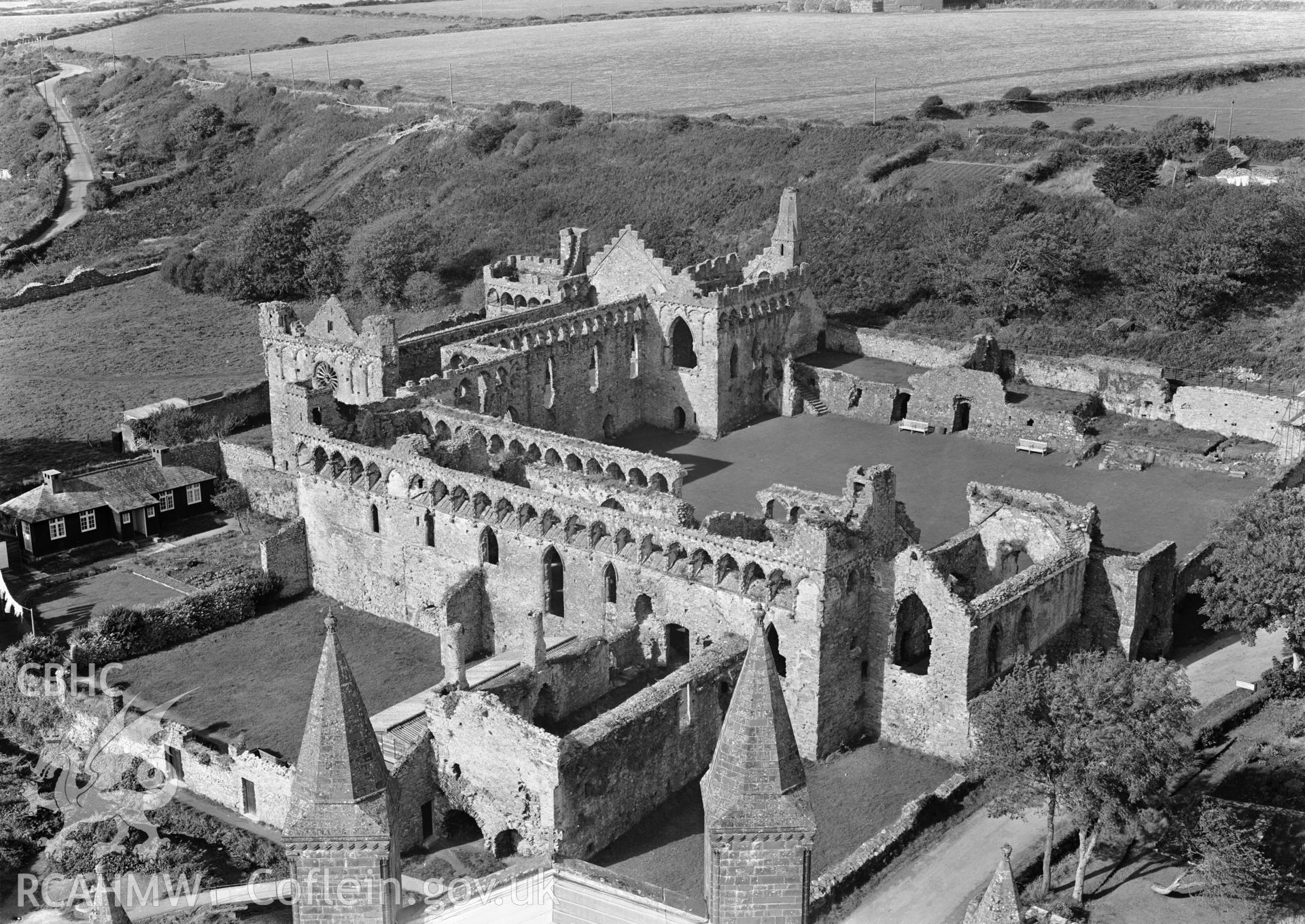 D.O.E photograph of St Davids Bishop's Palace.