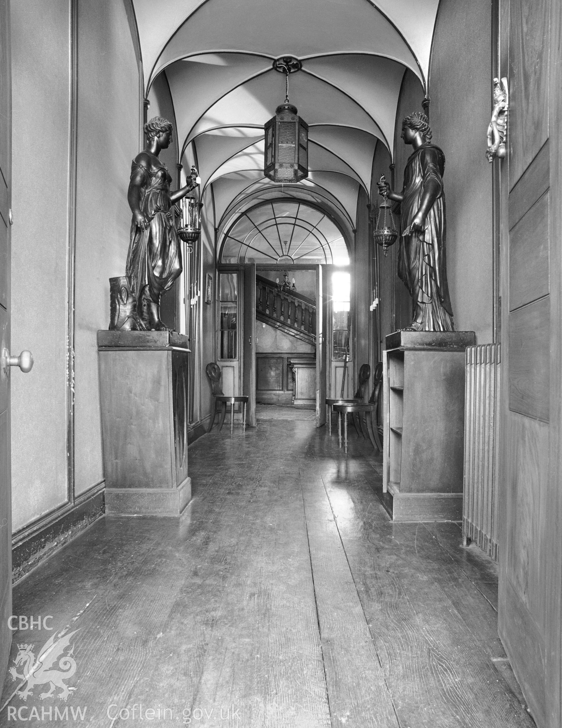 Entrance Hall at Penpont Manor on east side of the house