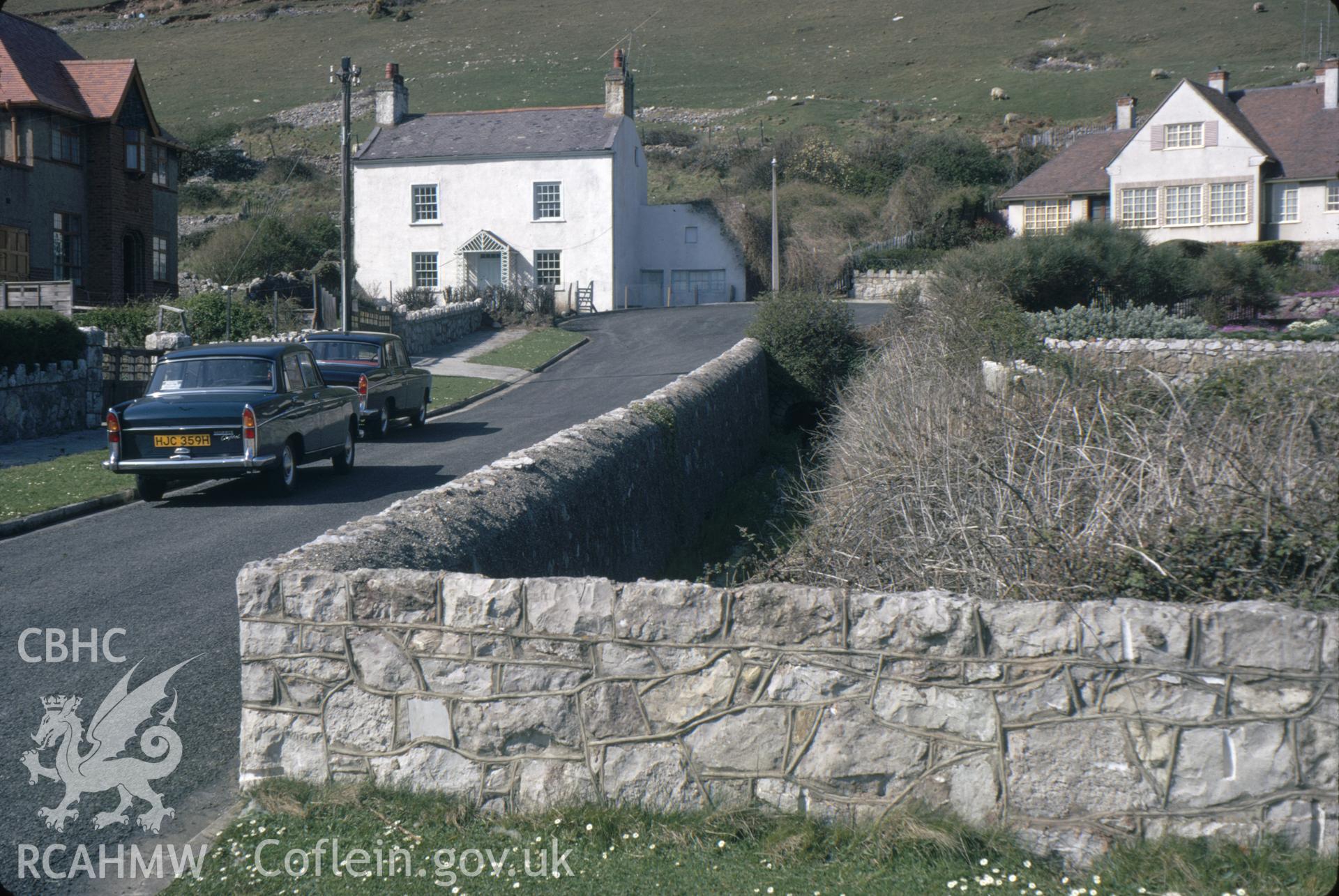 Digitized 35mm slide of Penmorfa level entrance, taken by Christopher J. Williams, and loaned by him for copying.
