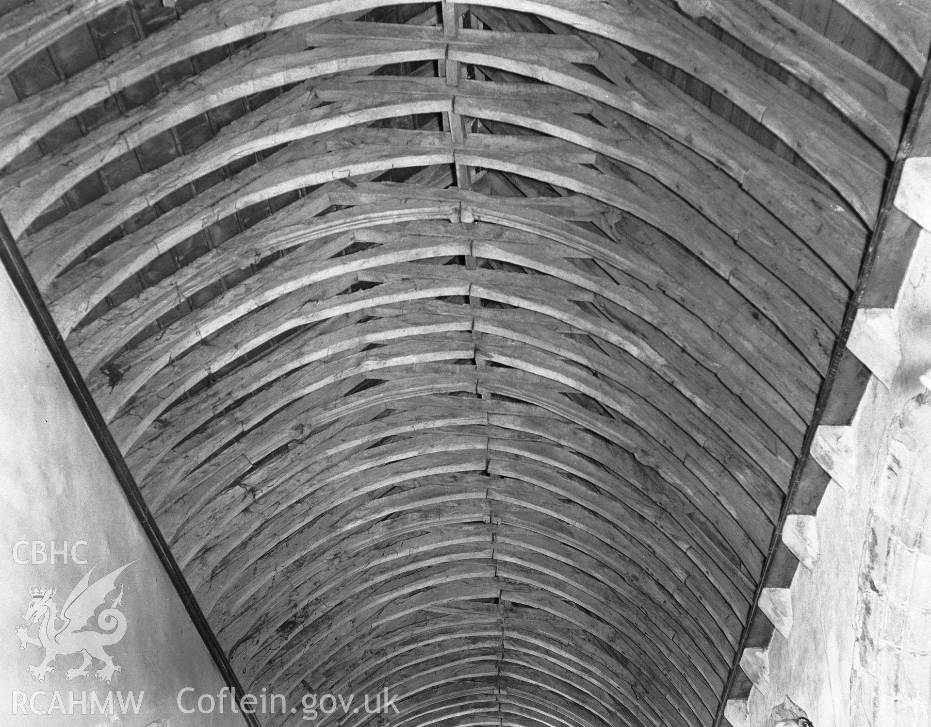 Roof of south aisle.