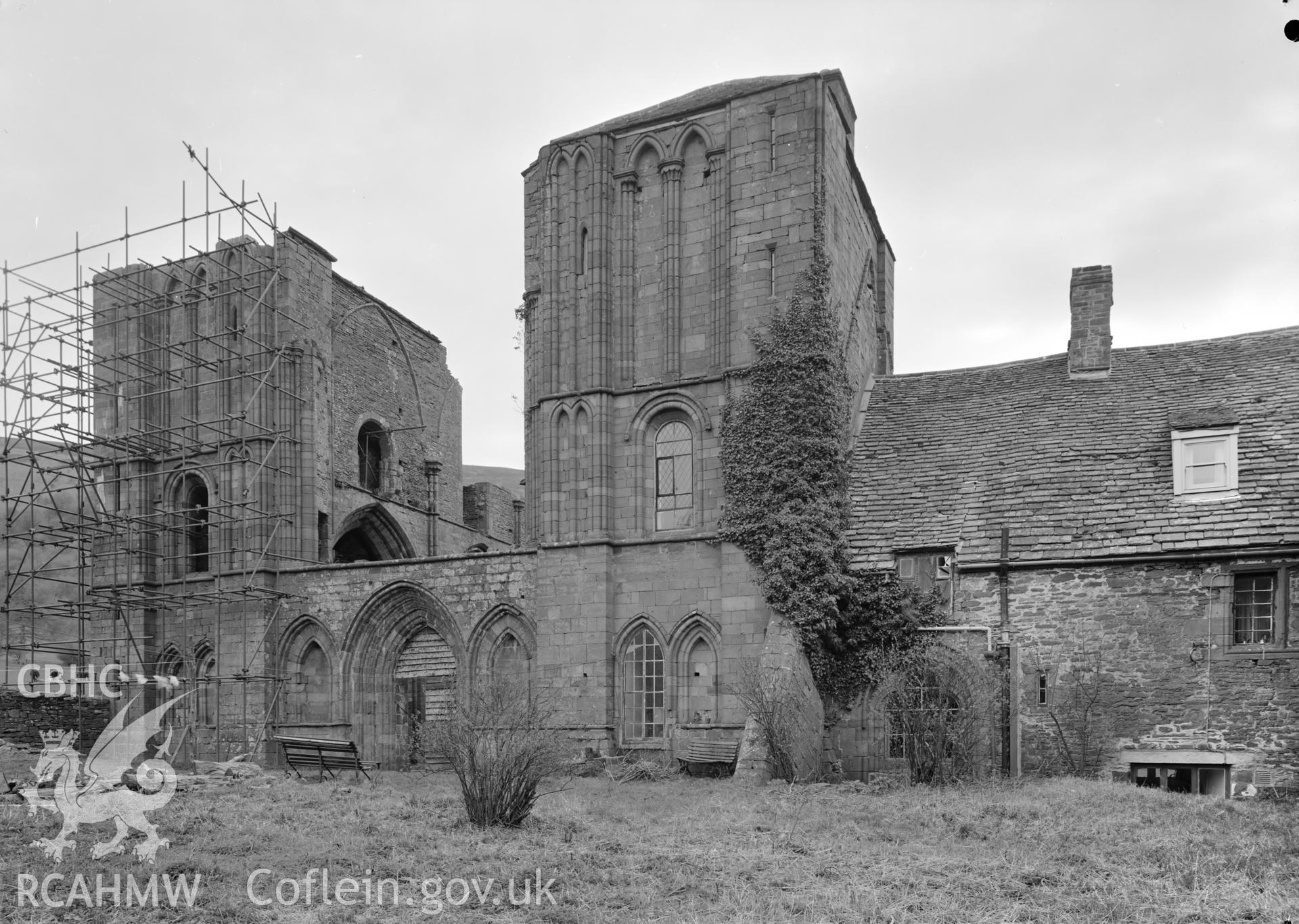 D.O.E photograph of Llanthony Priory - maintenance of exterior.