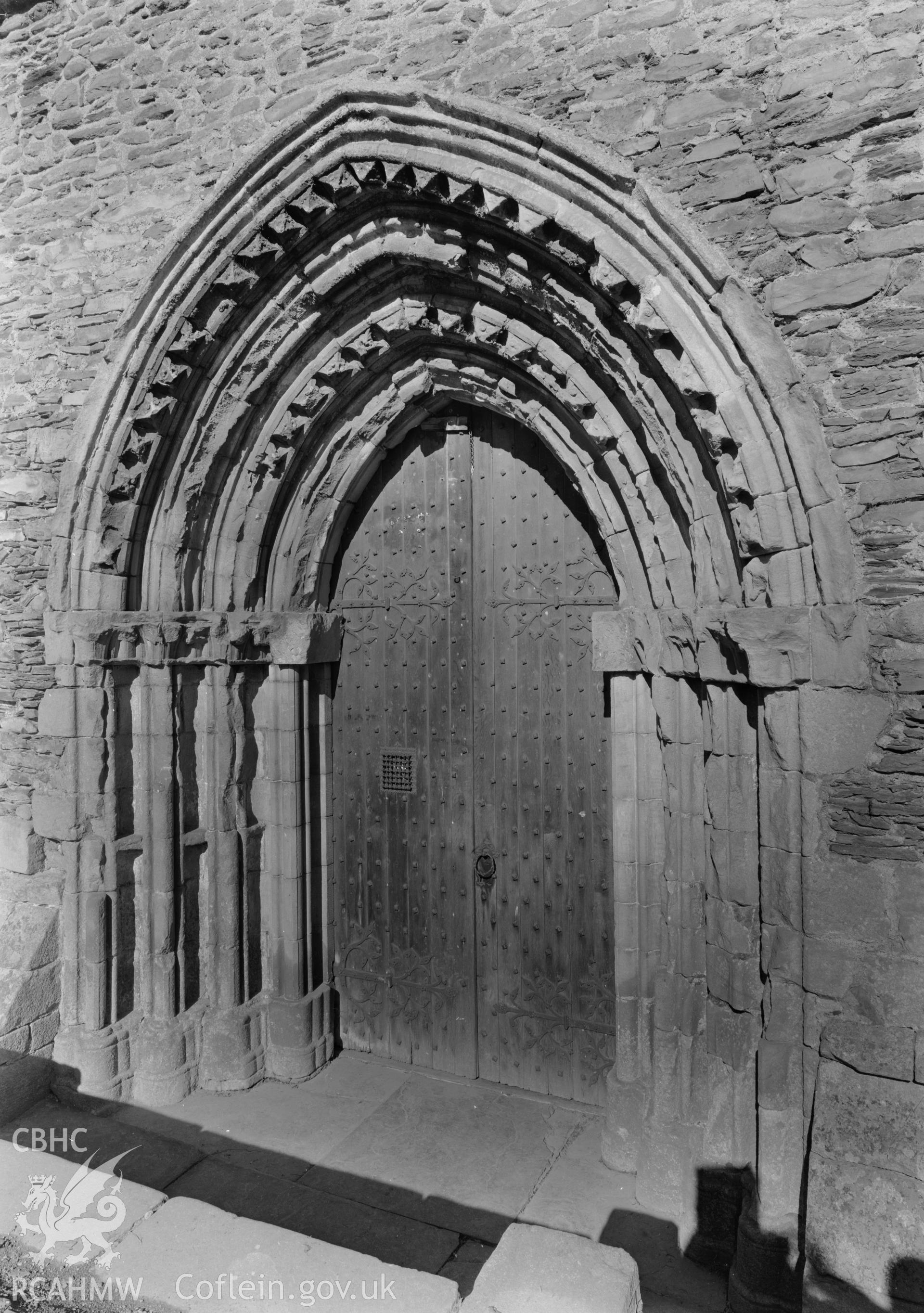 D.O.E photograph of Valle Crucis Abbey.