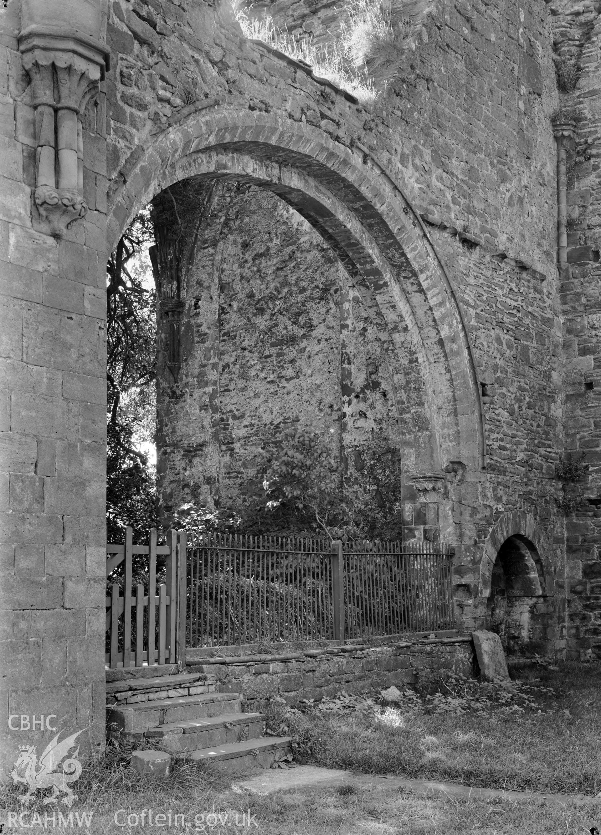 D.O.E photograph of Llanthony Priory.