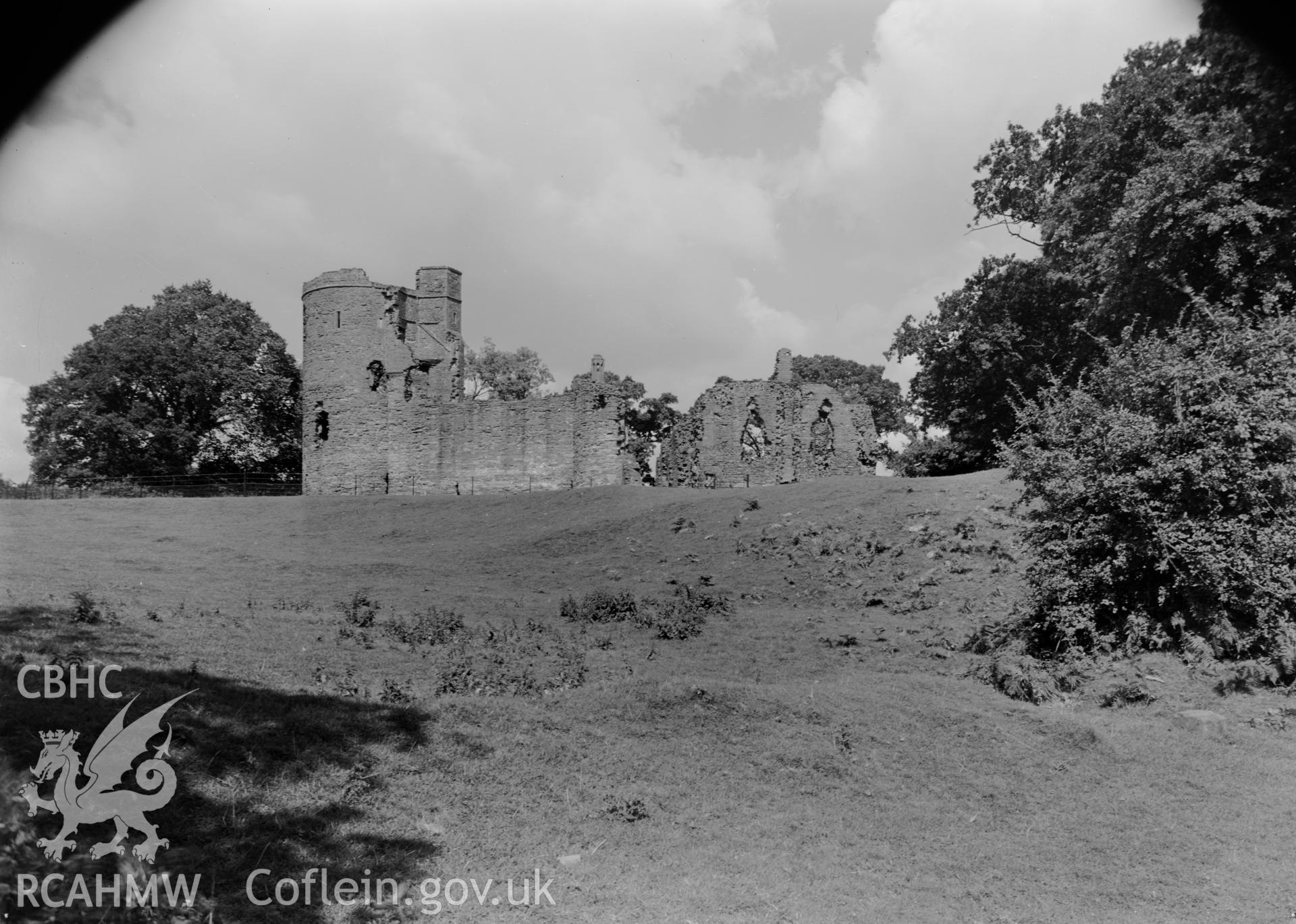 D.O.E photograph of Grosmont Castle.