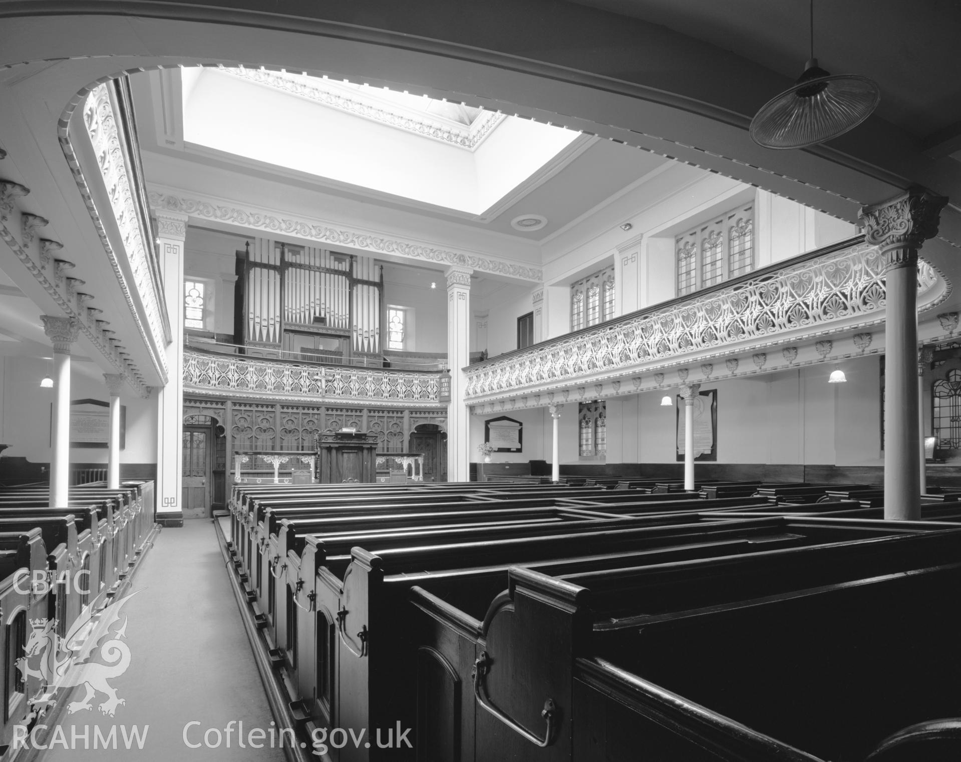 Interior view of Baptist Chapel, Crane St. Pontypool.