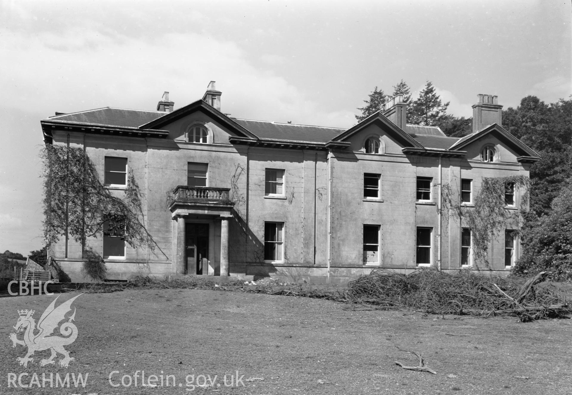 D.O.E photograph of Derry Ormond House, Lampeter.