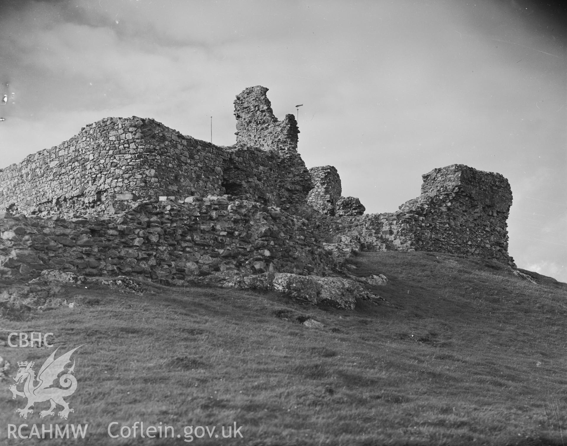 D.O.E photograph of Criccieth Castle.