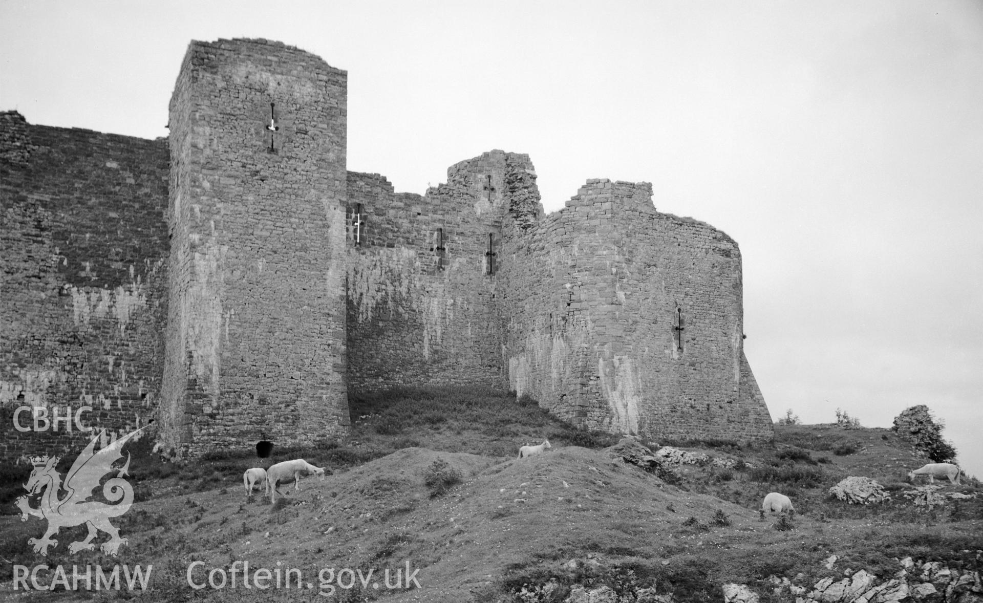 D.O.E photograph of Carreg Cennen Castle.