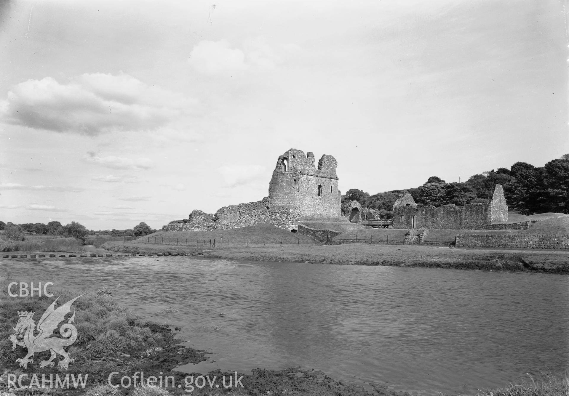 D.O.E photograph of Ogmore Castle.