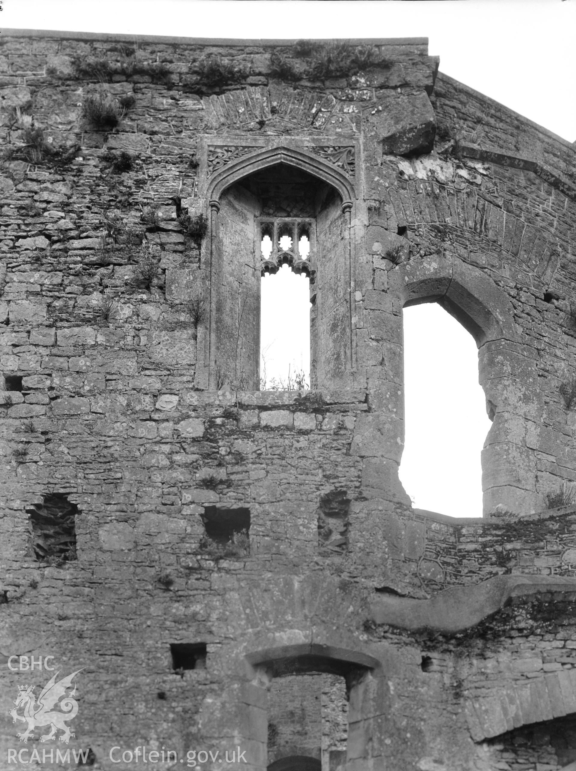 D.O.E photograph of Raglan Castle, Gwent.