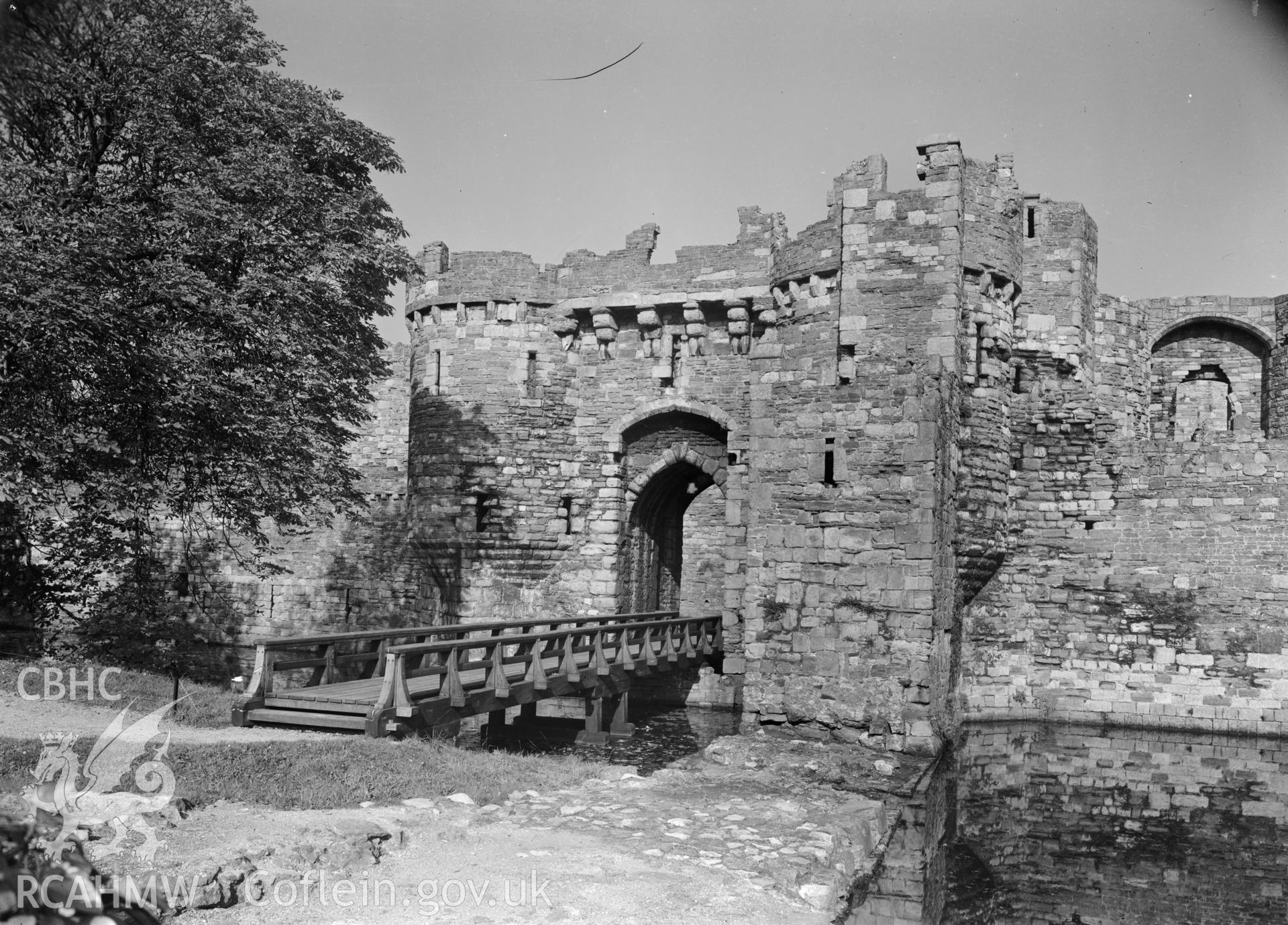 D.O.E photographs of Beaumaris Castle.