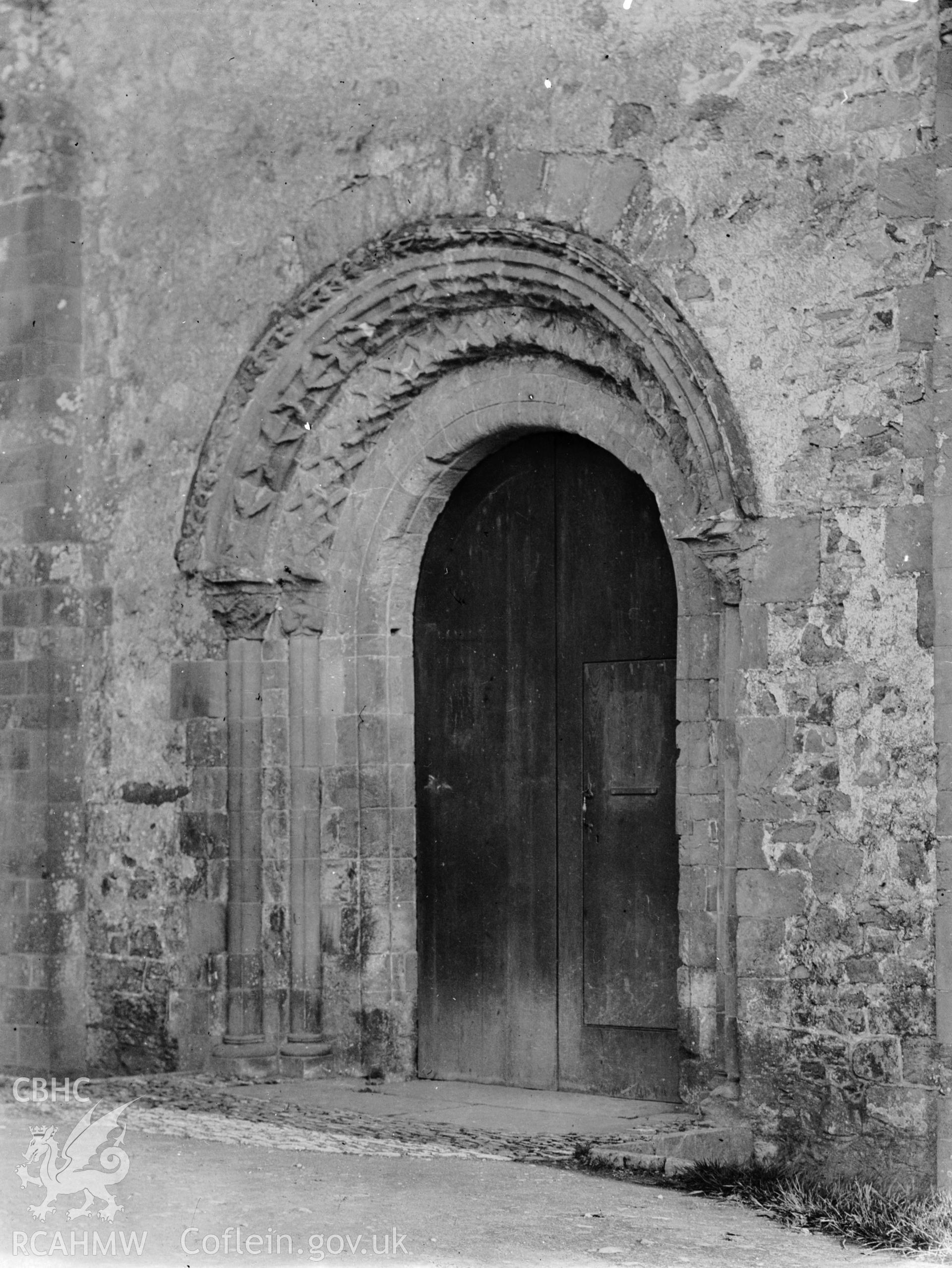 Doorway in the north aisle at St Davids Cathedral.