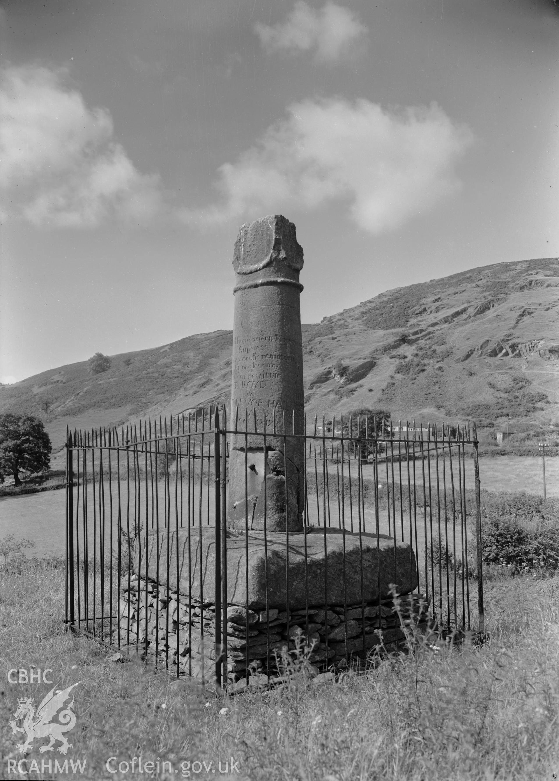 D.O.E photograph of Pillar of Eliseg, Llantysilio.