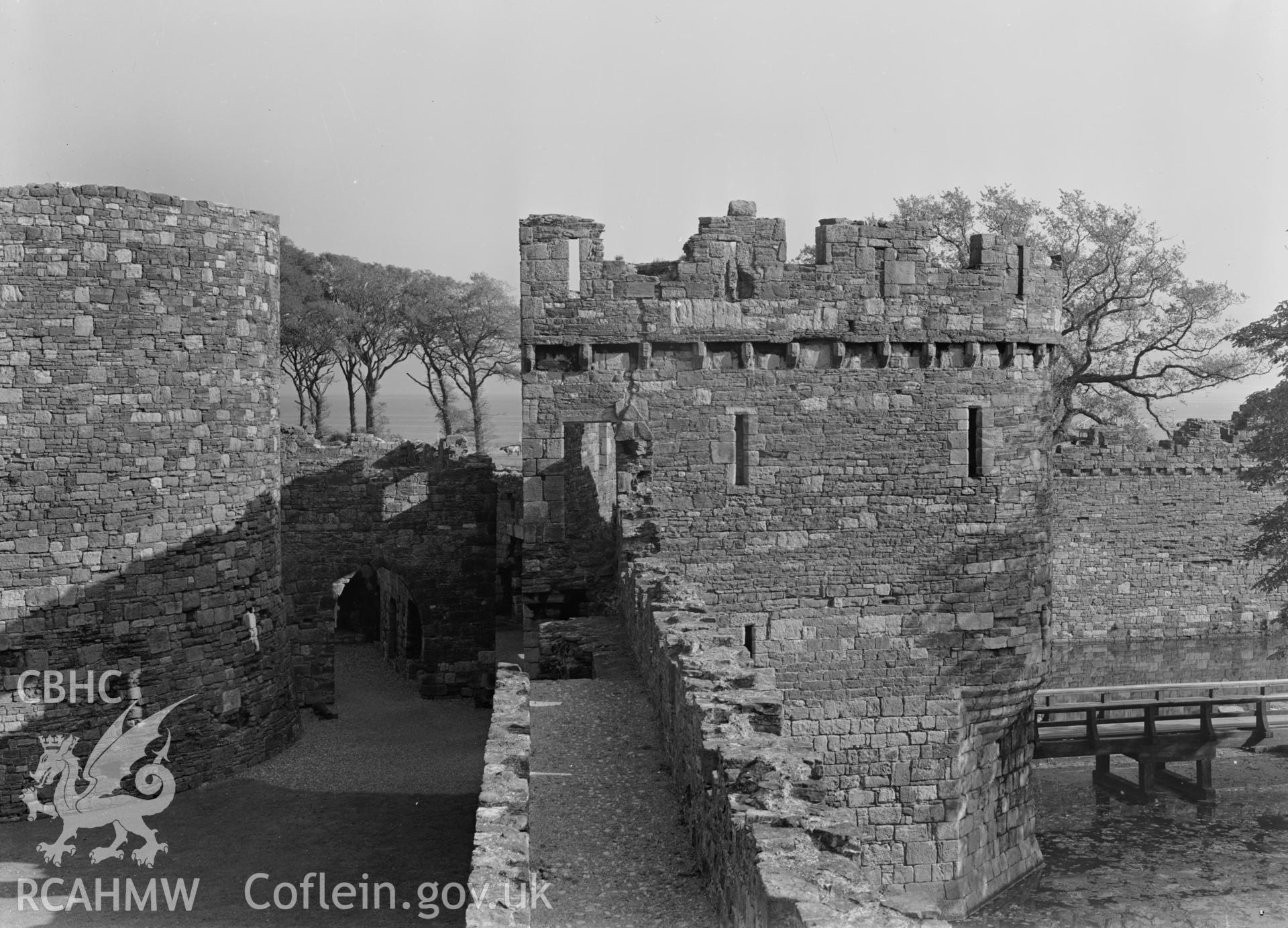 D.O.E photographs of Beaumaris Castle.