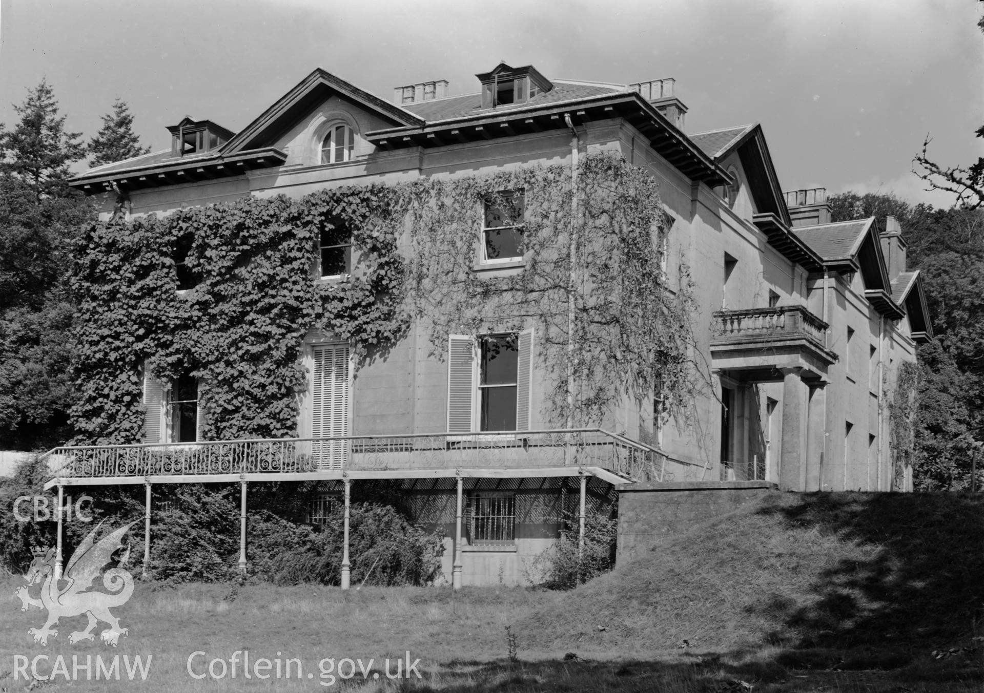 D.O.E photograph of Derry Ormond House, Lampeter.