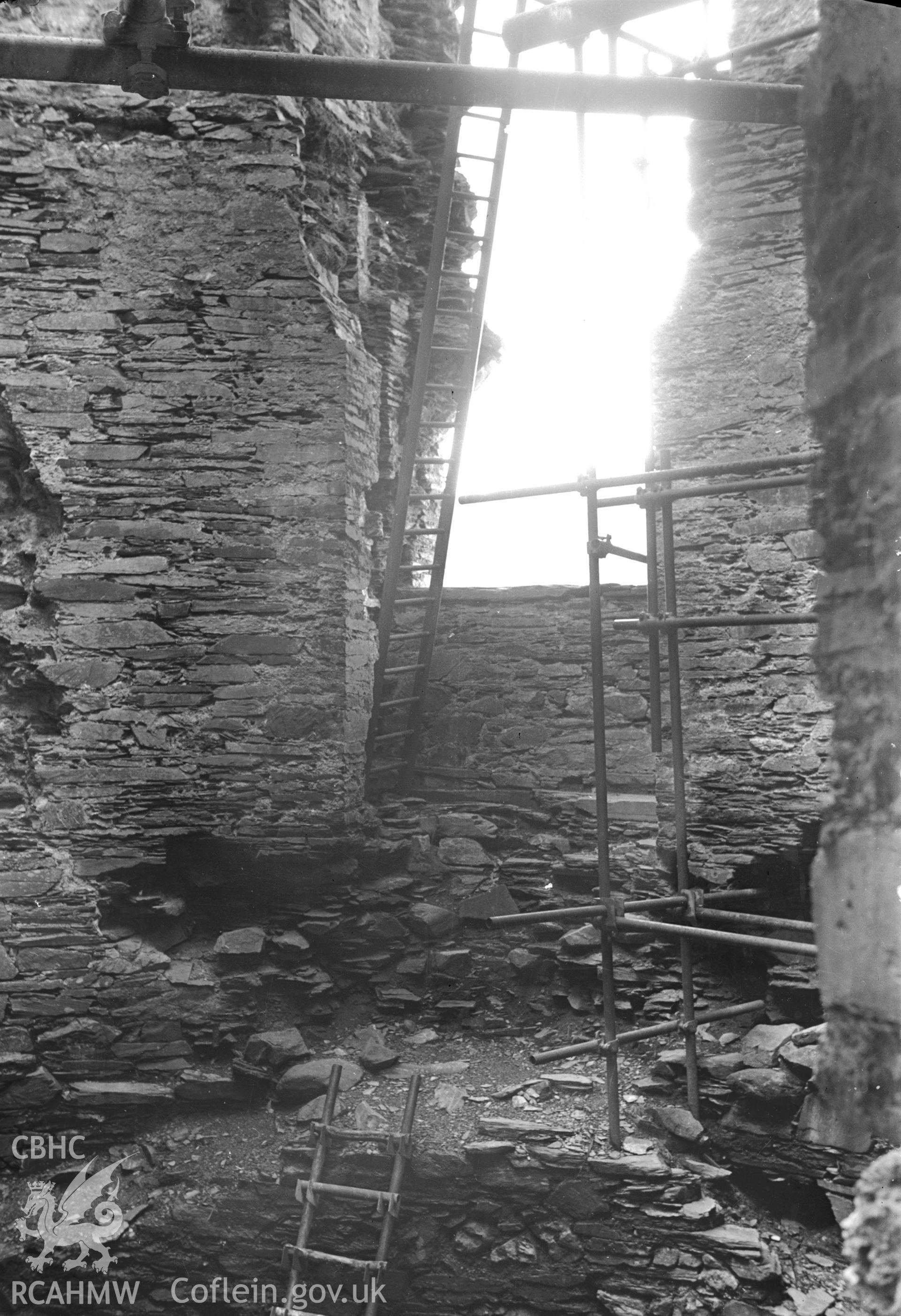 D.O.E photograph of Dolbadarn Castle.