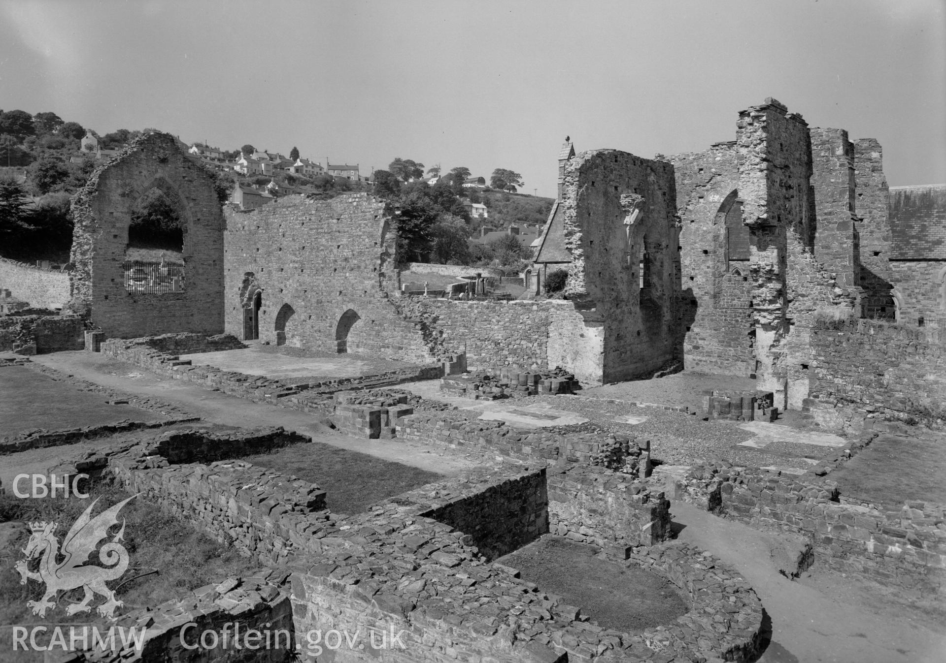 D.O.E photograph of St Dogmaels Abbey.