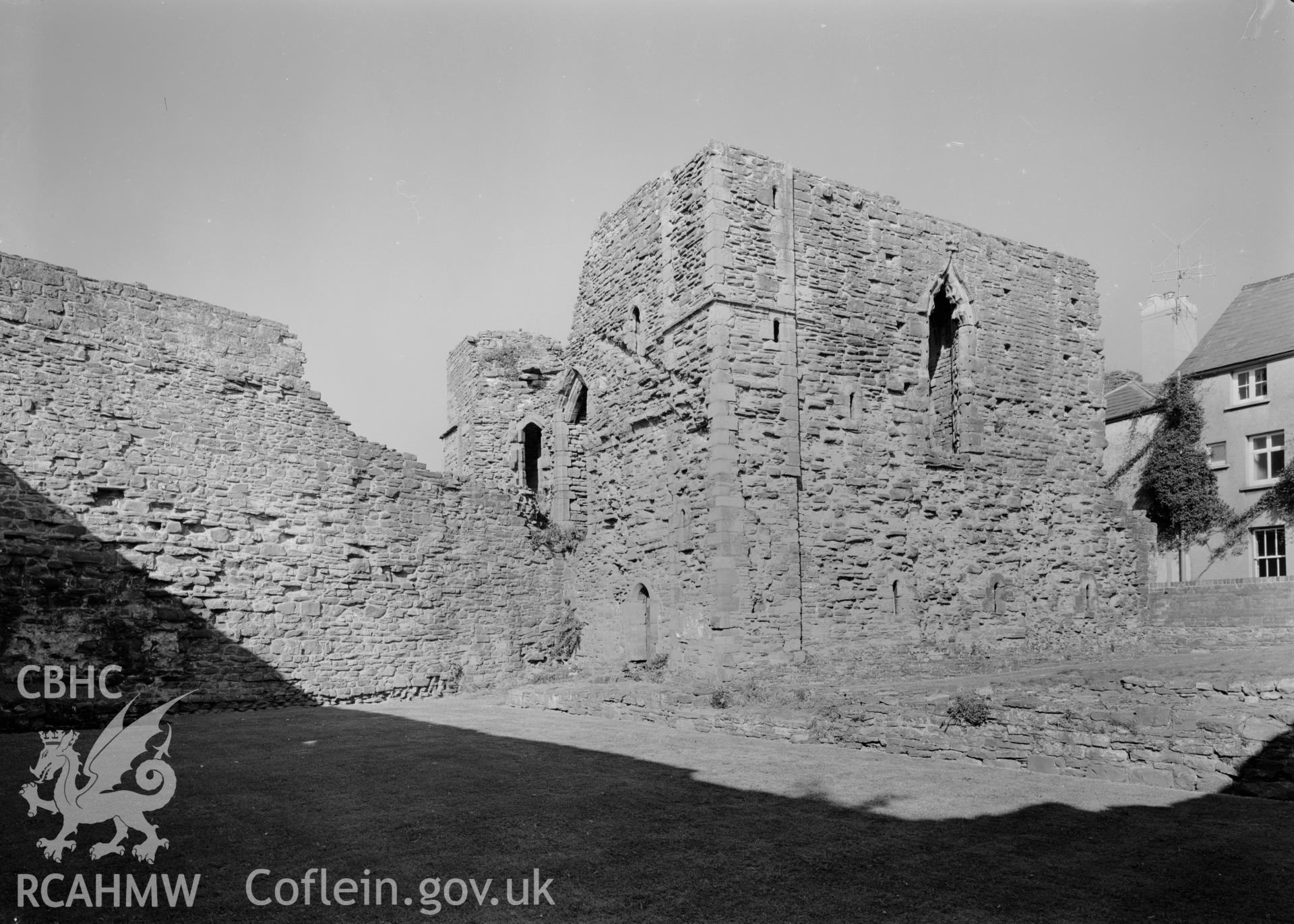 D.O.E photograph of Monmouth Castle.