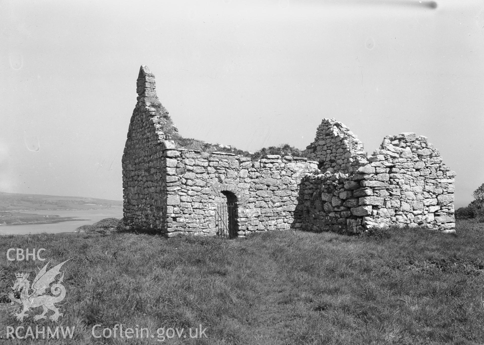 D.O.E photograph of Capel Lligwy, Penrhoslligwy.