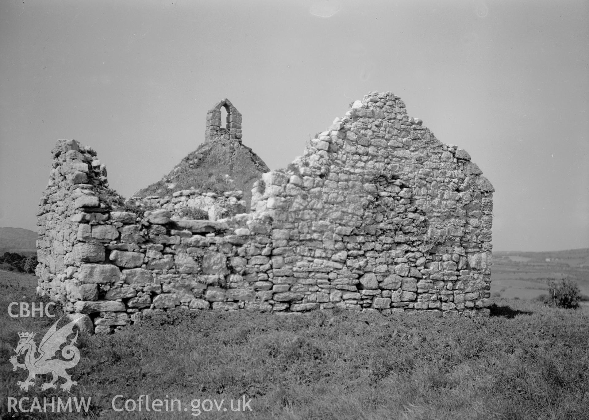 D.O.E photograph of Capel Lligwy, Penrhoslligwy.