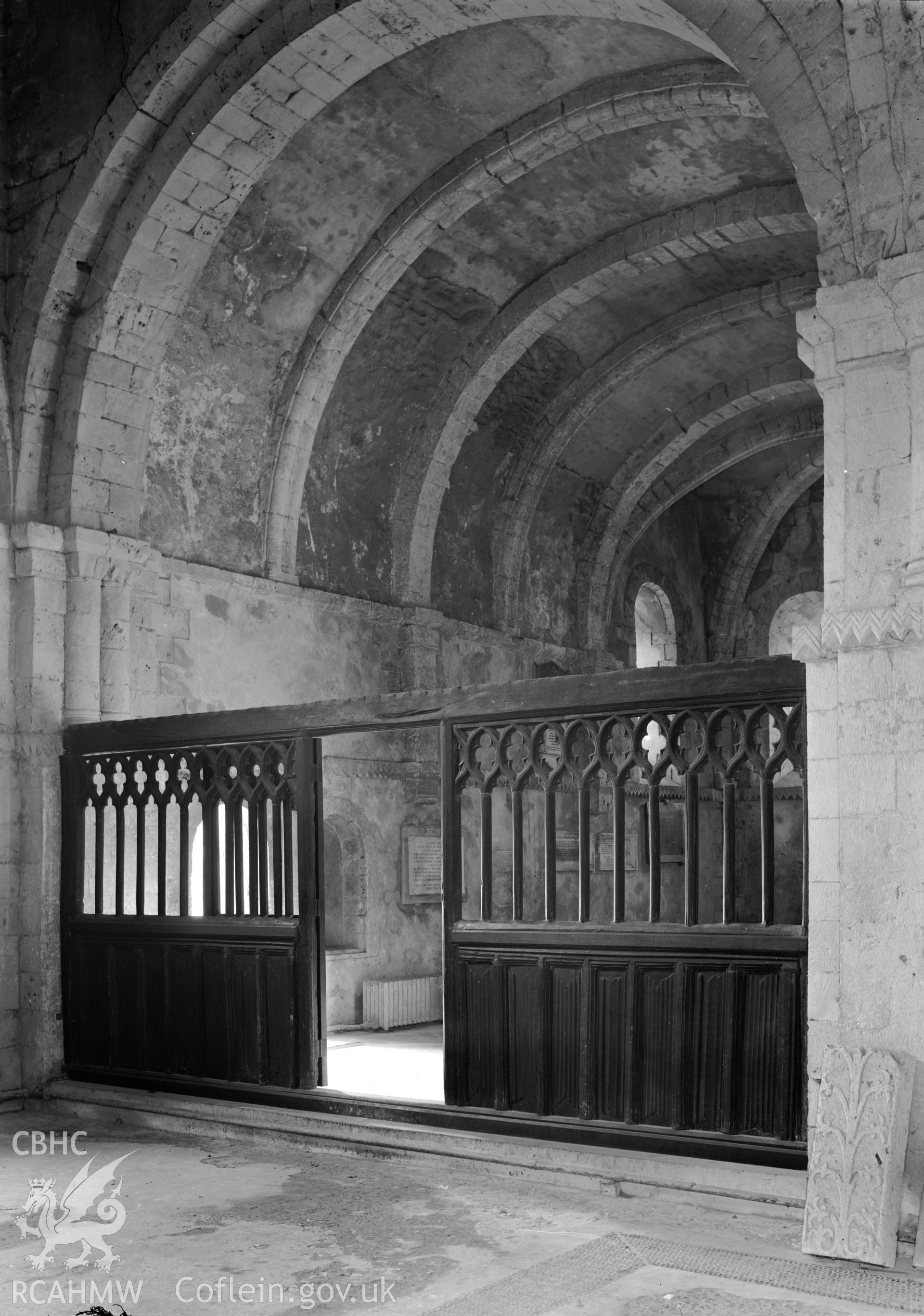D.O.E photograph of Ewenny Priory.