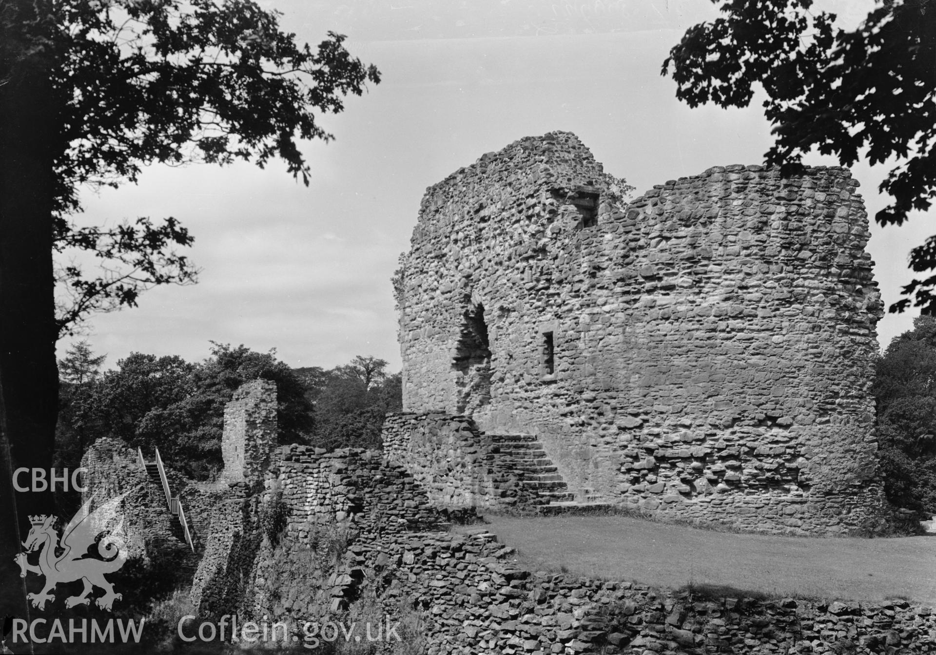 D.O.E photograph of Ewloe Castle.